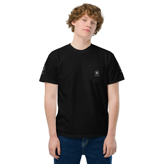 Born Legend Men's garment-dyed pocket t-shirt