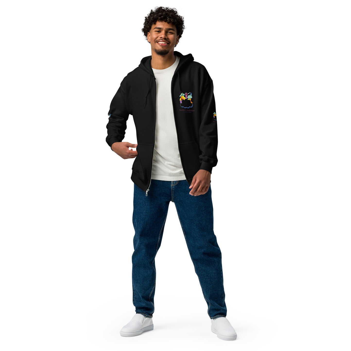 Hustler's Ambitions Unisex heavy blend zip hoodie