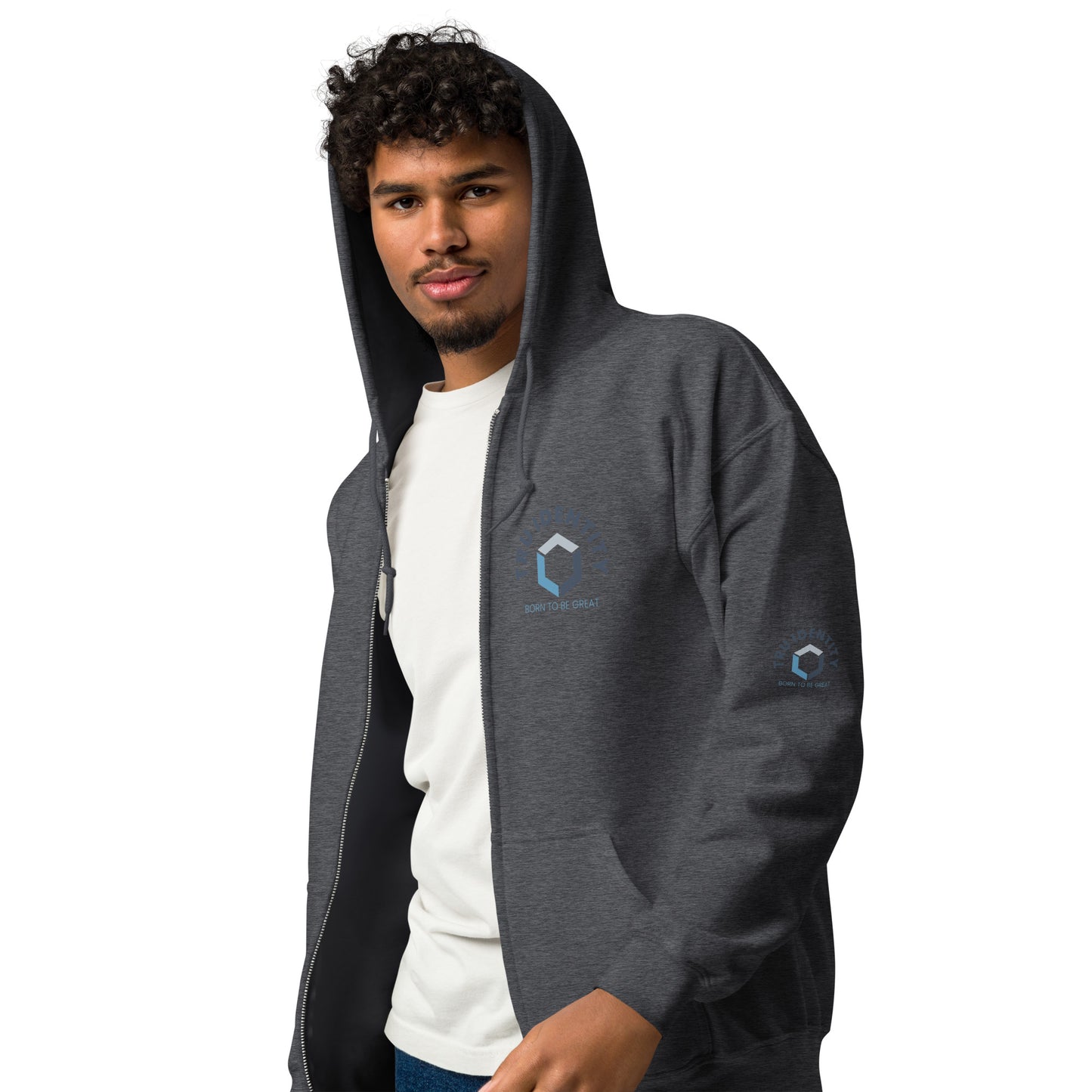 TRu IDENTITY  Unisex heavy blend zip hoodie