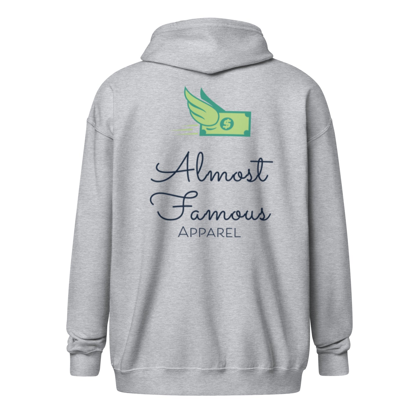 Almost Famous Unisex heavy blend zip hoodie