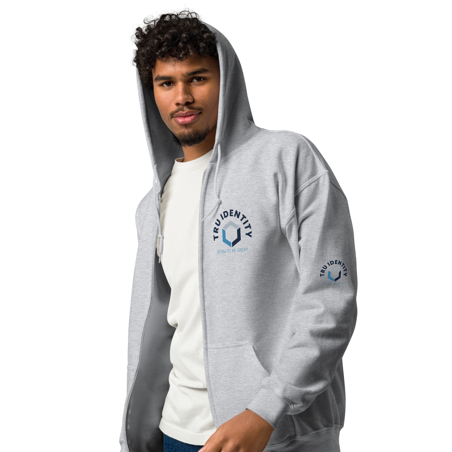 TRu IDENTITY  Unisex heavy blend zip hoodie