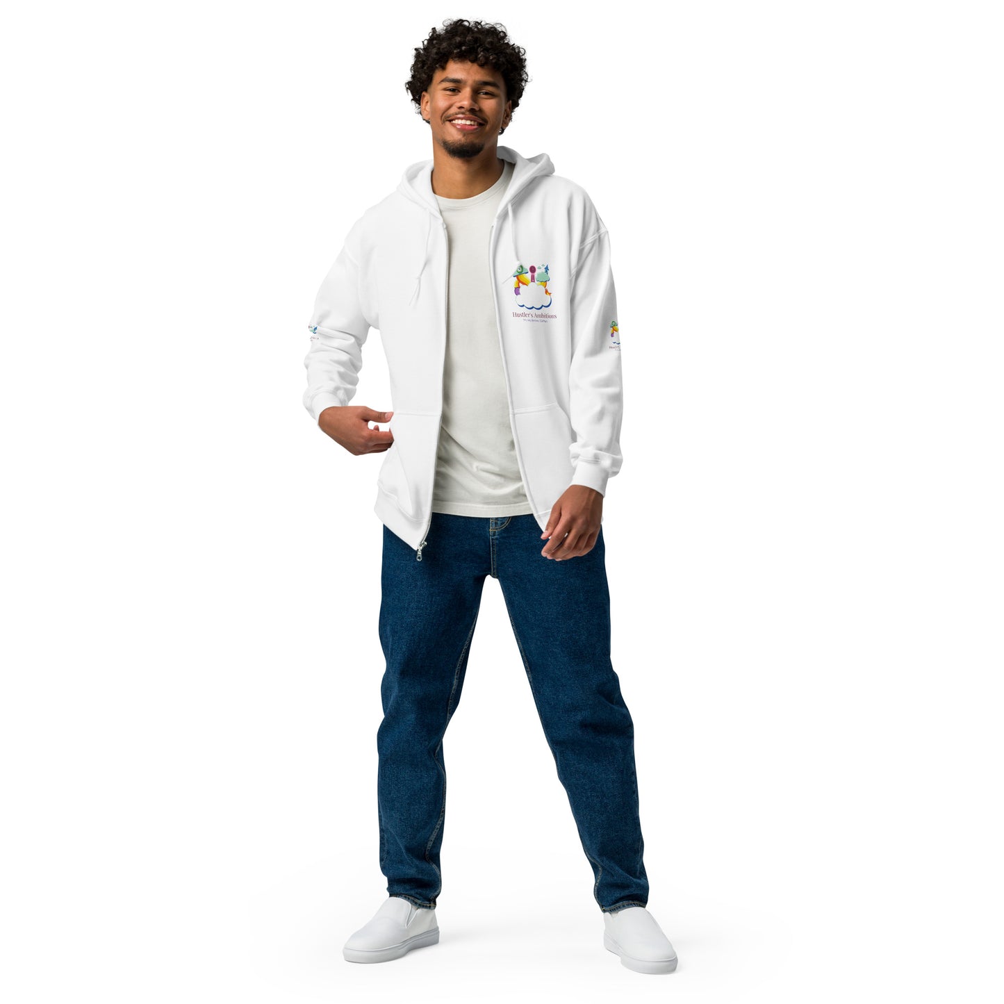 Hustler's Ambitions Unisex heavy blend zip hoodie