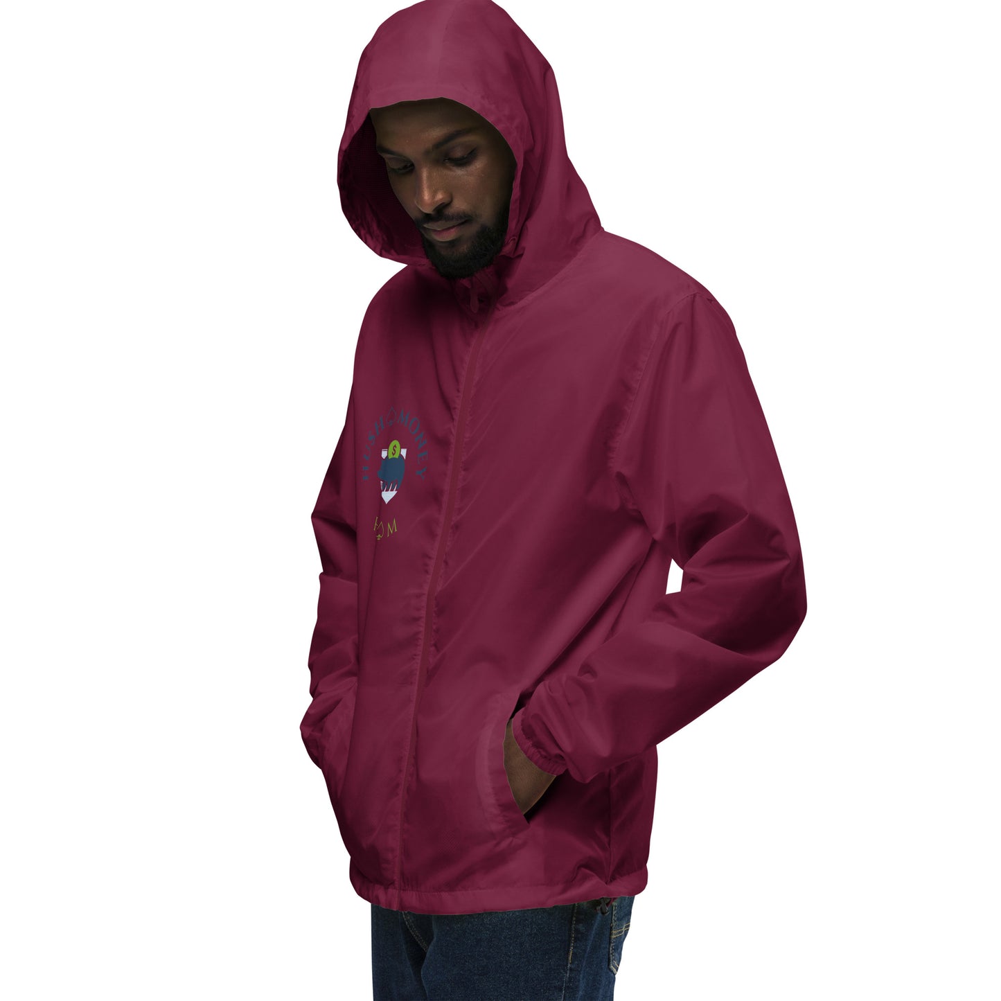 HU$H MONEY Unisex lightweight zip up windbreaker