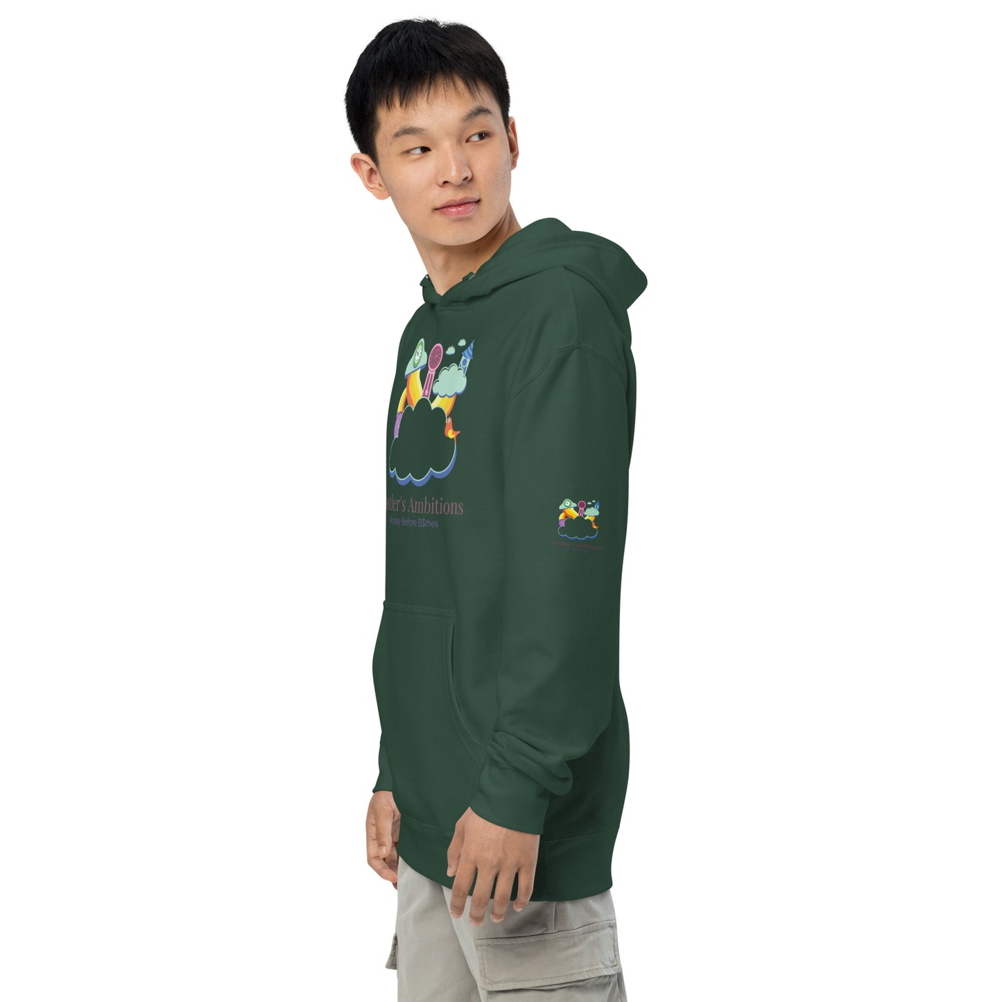 Hustler's  Ambitions Unisex midweight hoodie