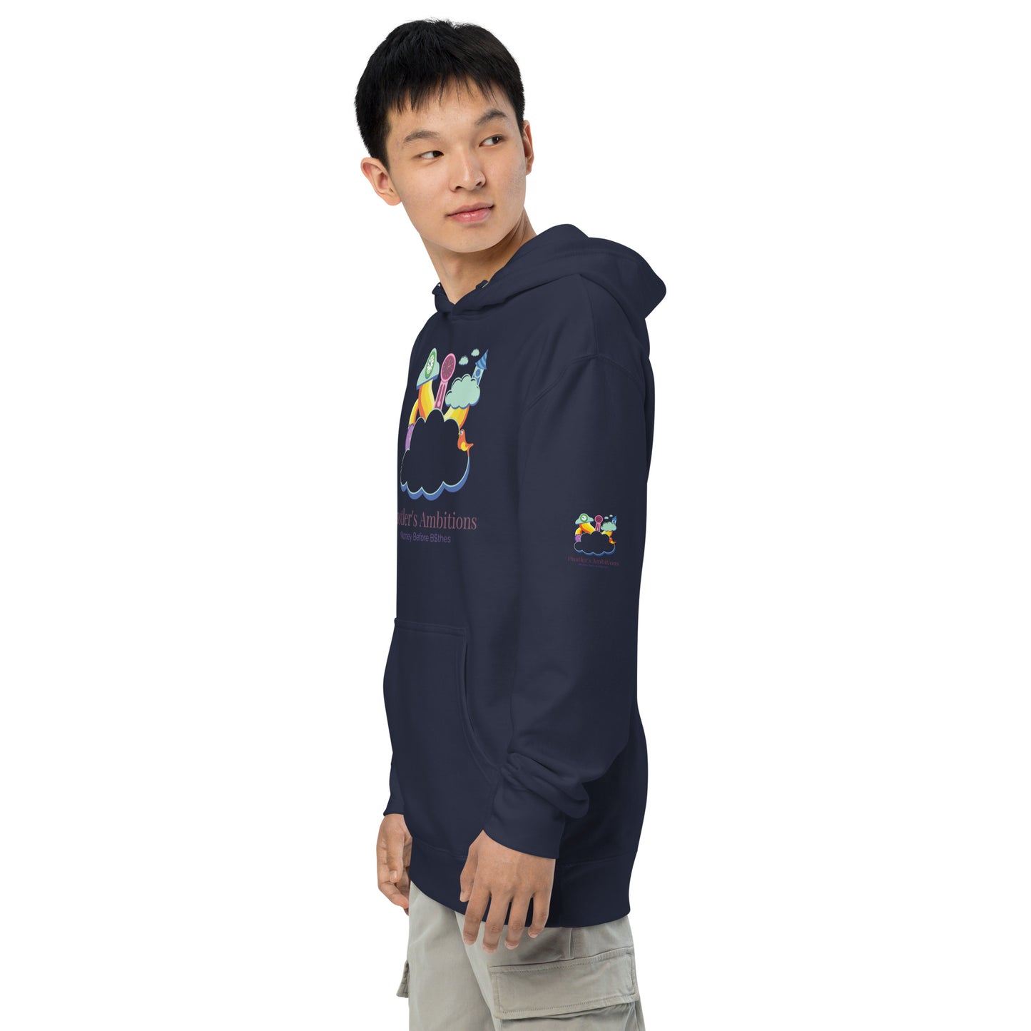 Hustler's  Ambitions Unisex midweight hoodie