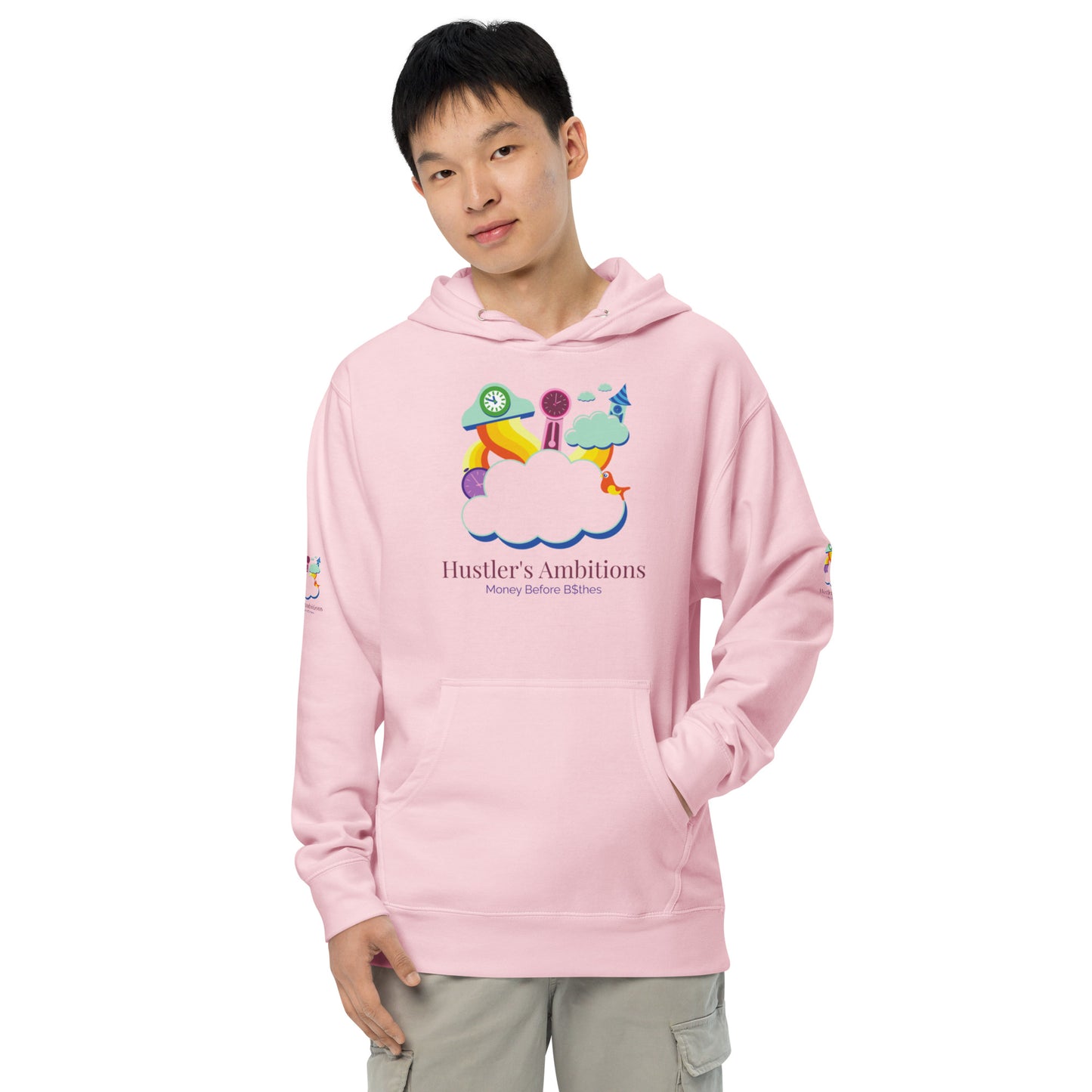 Hustler's  Ambitions Unisex midweight hoodie