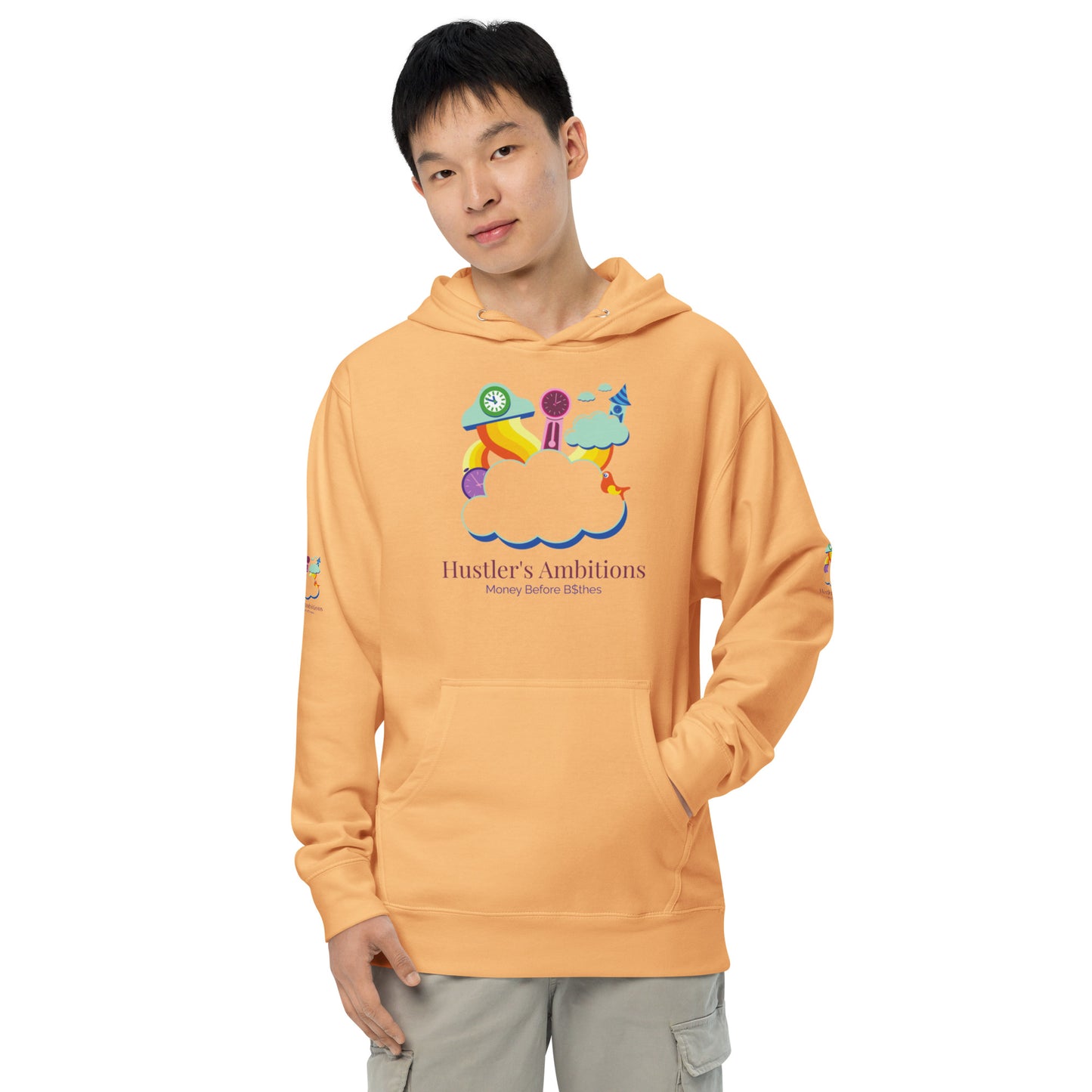 Hustler's  Ambitions Unisex midweight hoodie