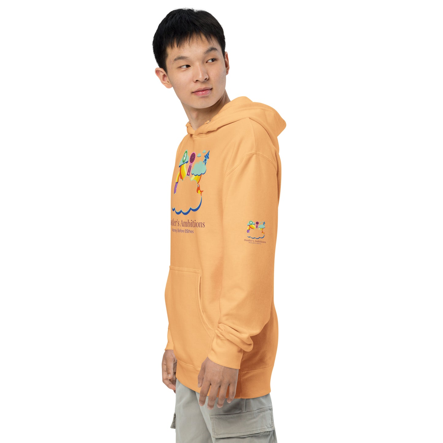 Hustler's  Ambitions Unisex midweight hoodie