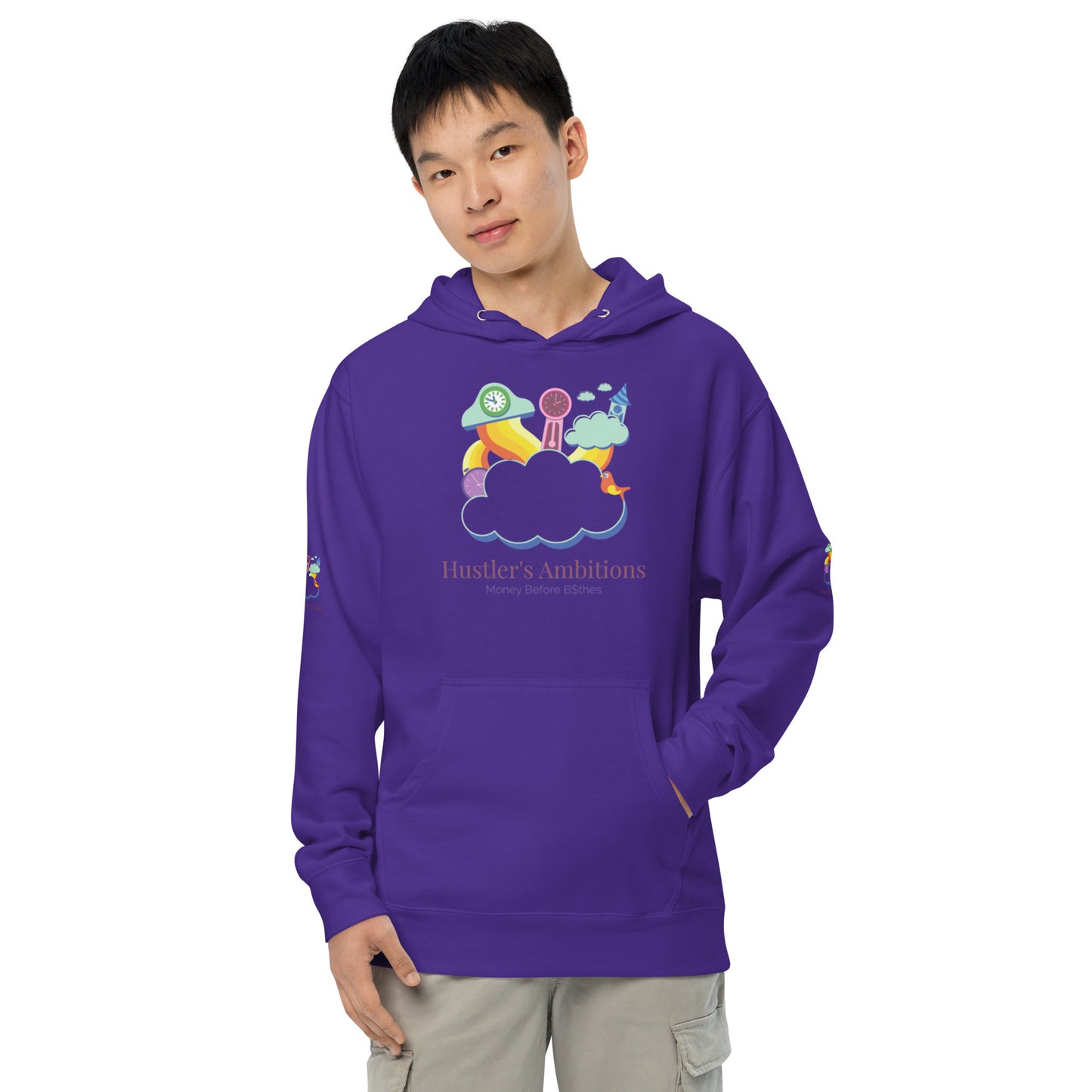 Hustler's  Ambitions Unisex midweight hoodie