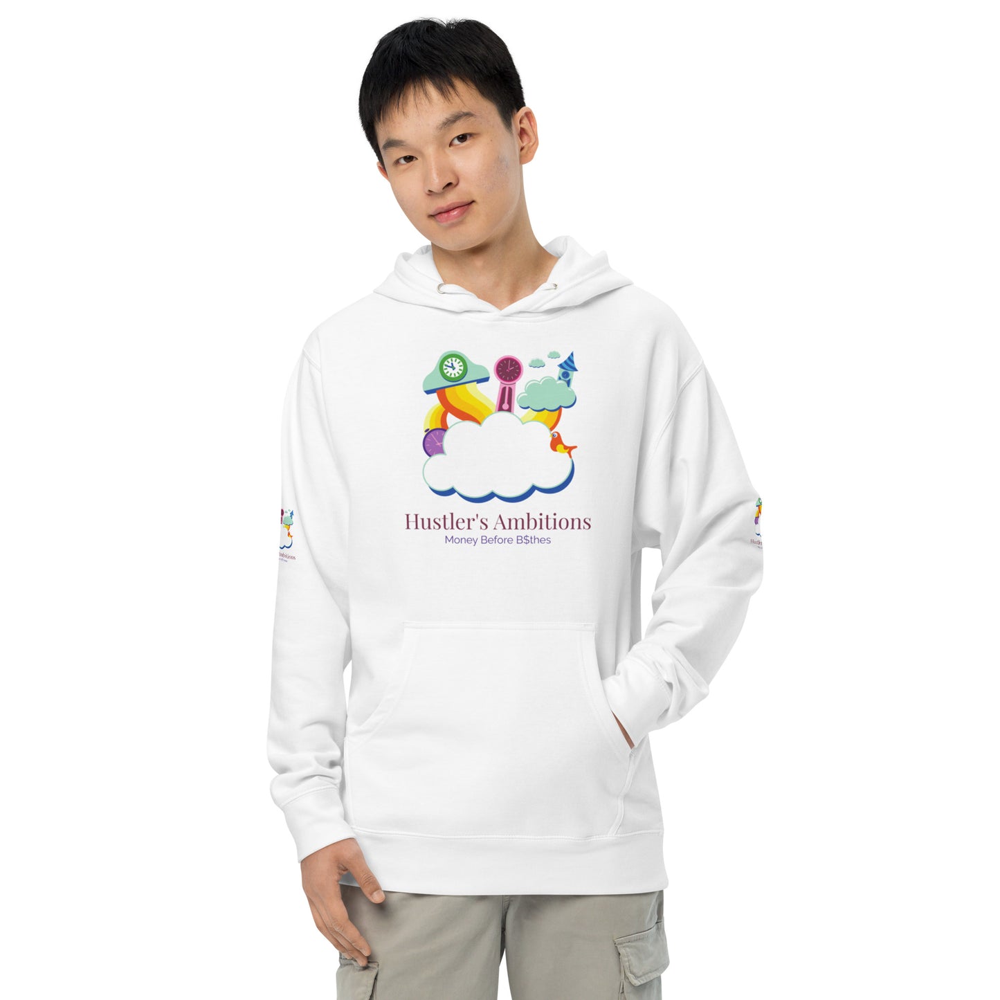 Hustler's  Ambitions Unisex midweight hoodie