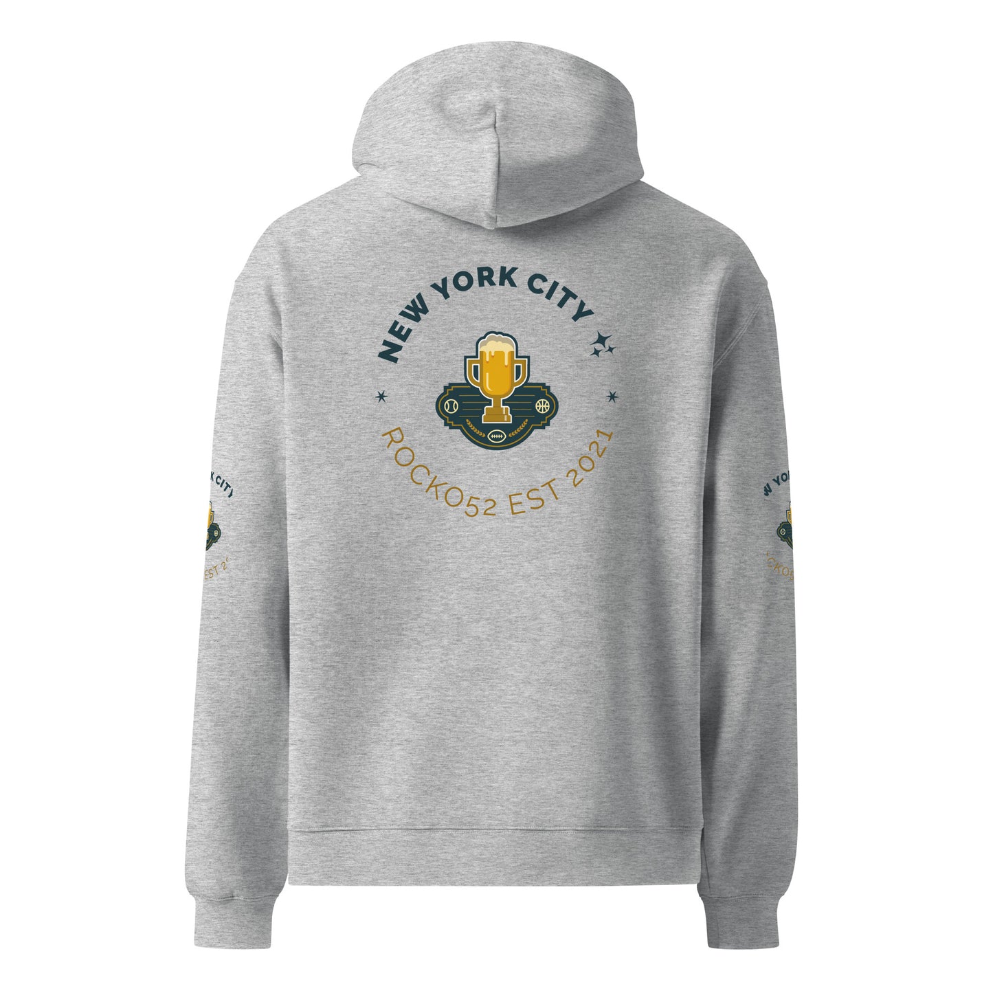 Rocko52 Designer Unisex oversized hoodie