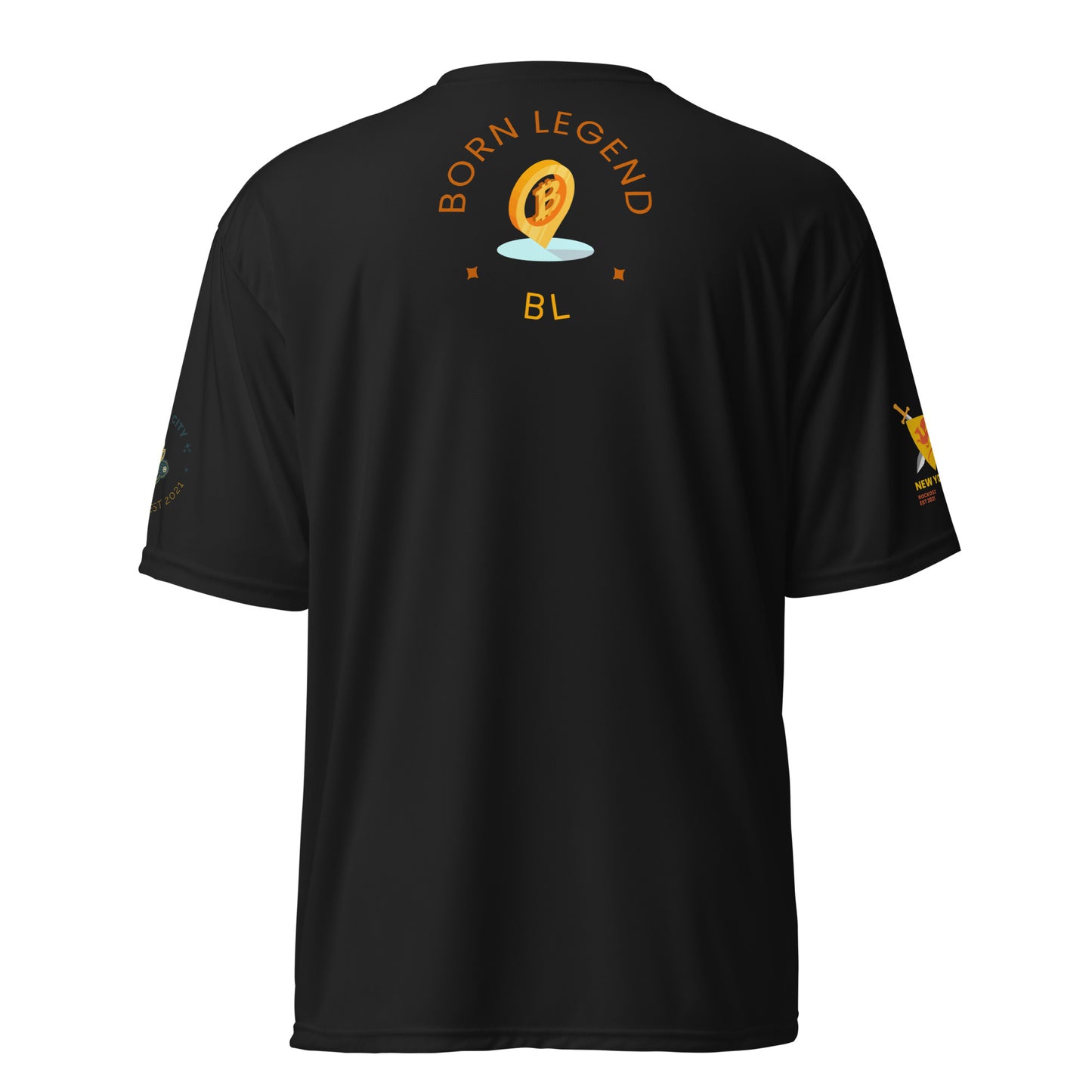 Born Legend Men performance crew neck t-shirt
