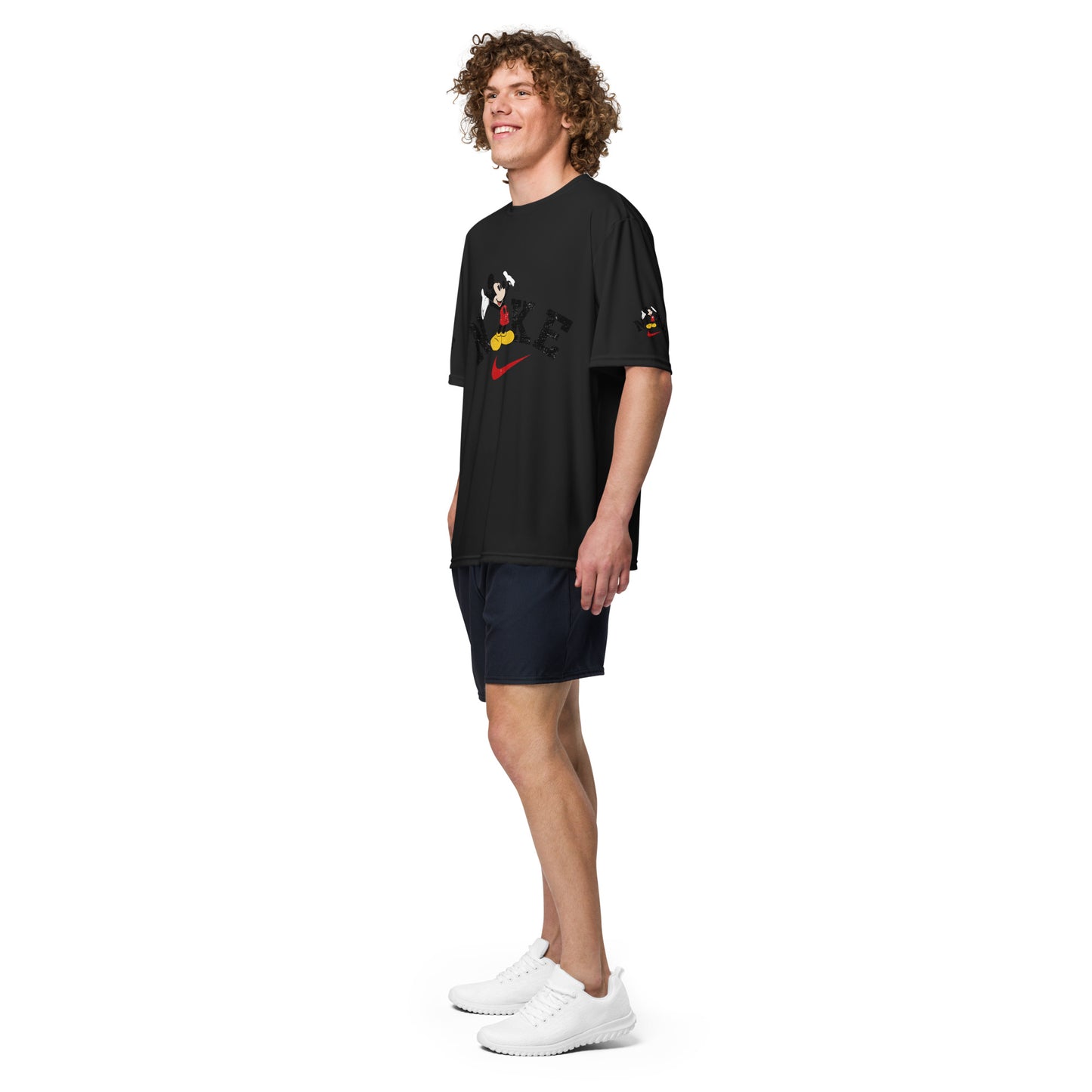 Nike logo men performance crew neck t-shirt