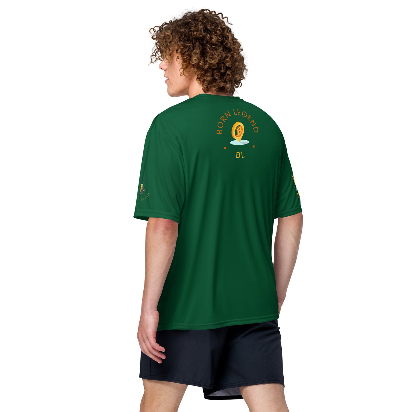 Born Legend Men performance crew neck t-shirt