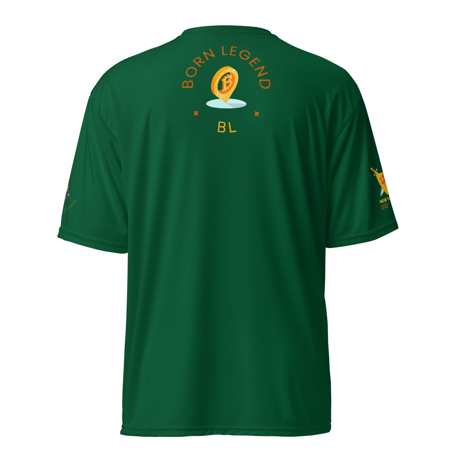 Born Legend Men performance crew neck t-shirt