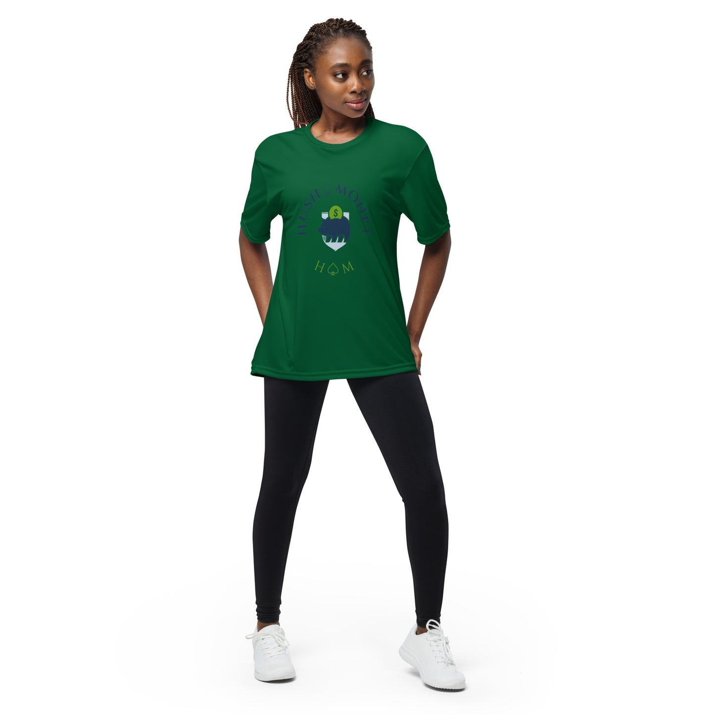 HU$H MONEY Unisex performance crew neck t-shirt