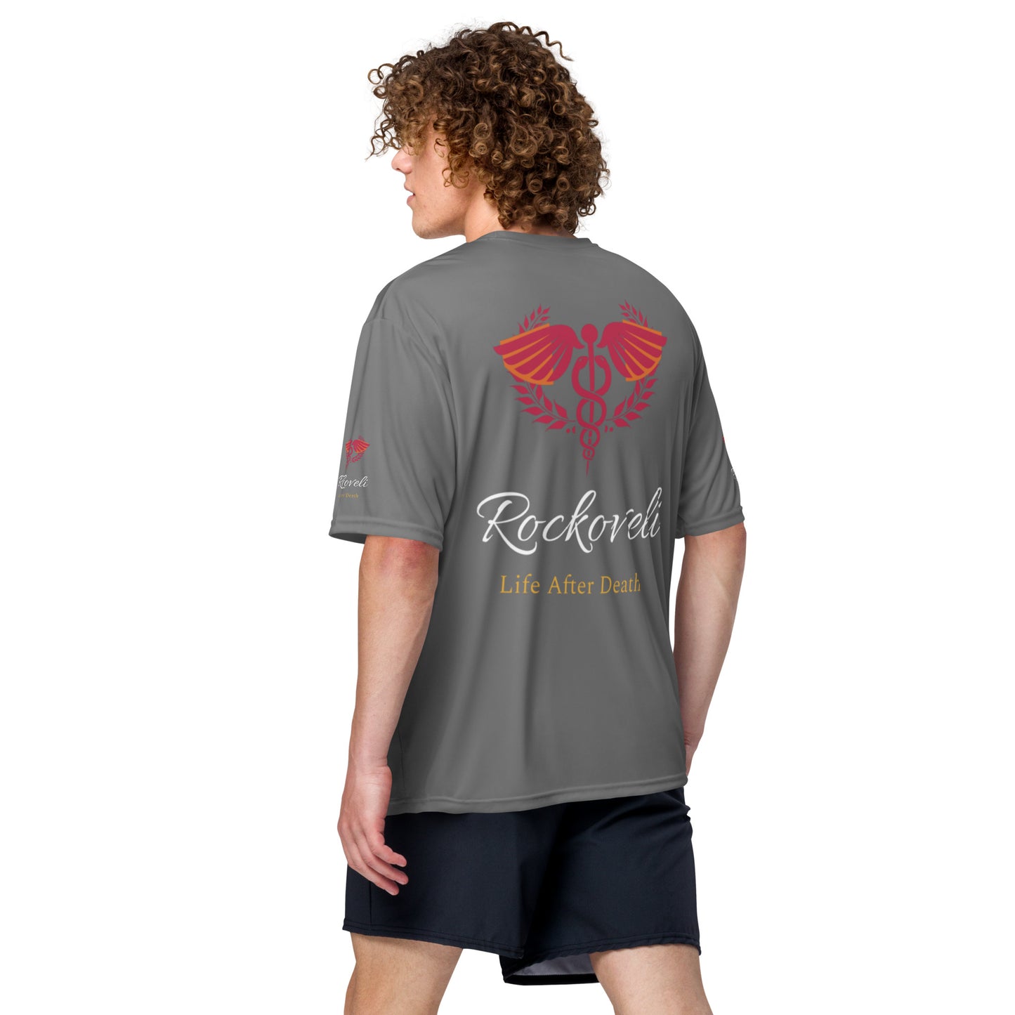 Rockoveli Unisex performance crew neck t-shirt