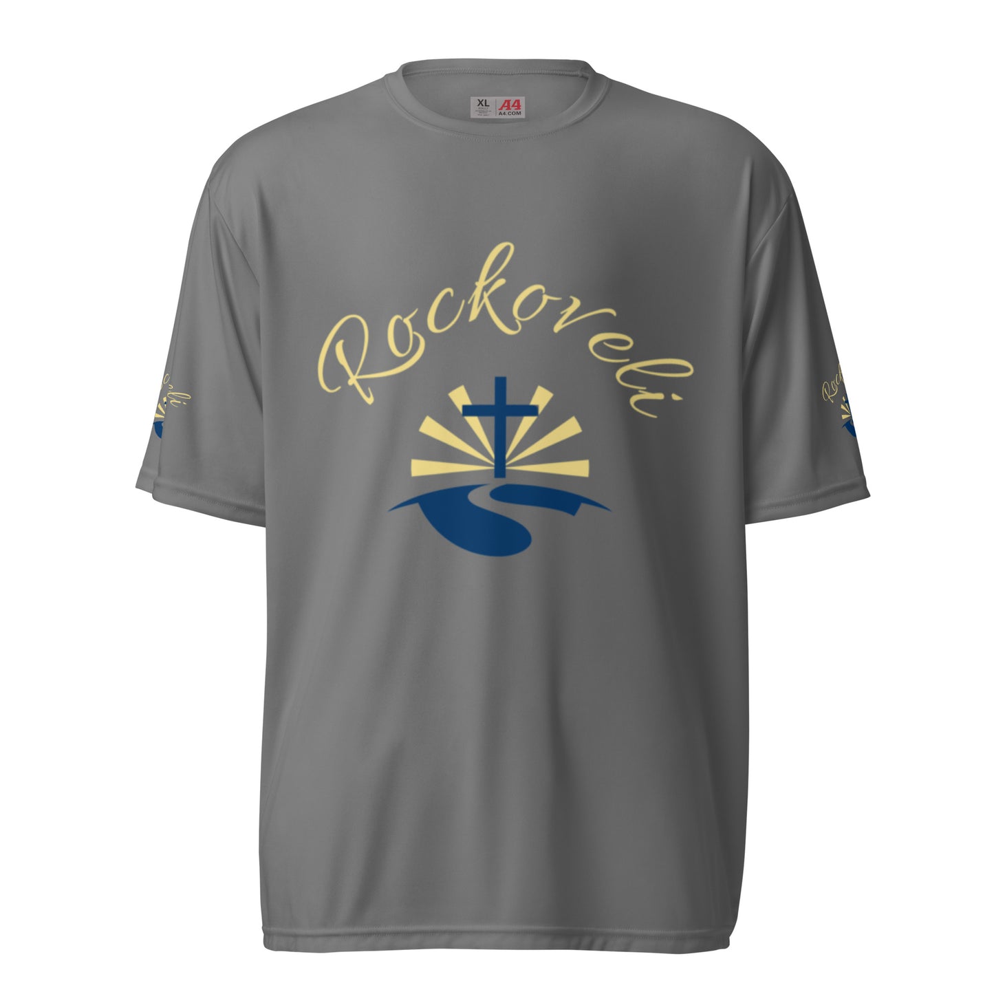 Rockoveli Unisex performance crew neck t-shirt