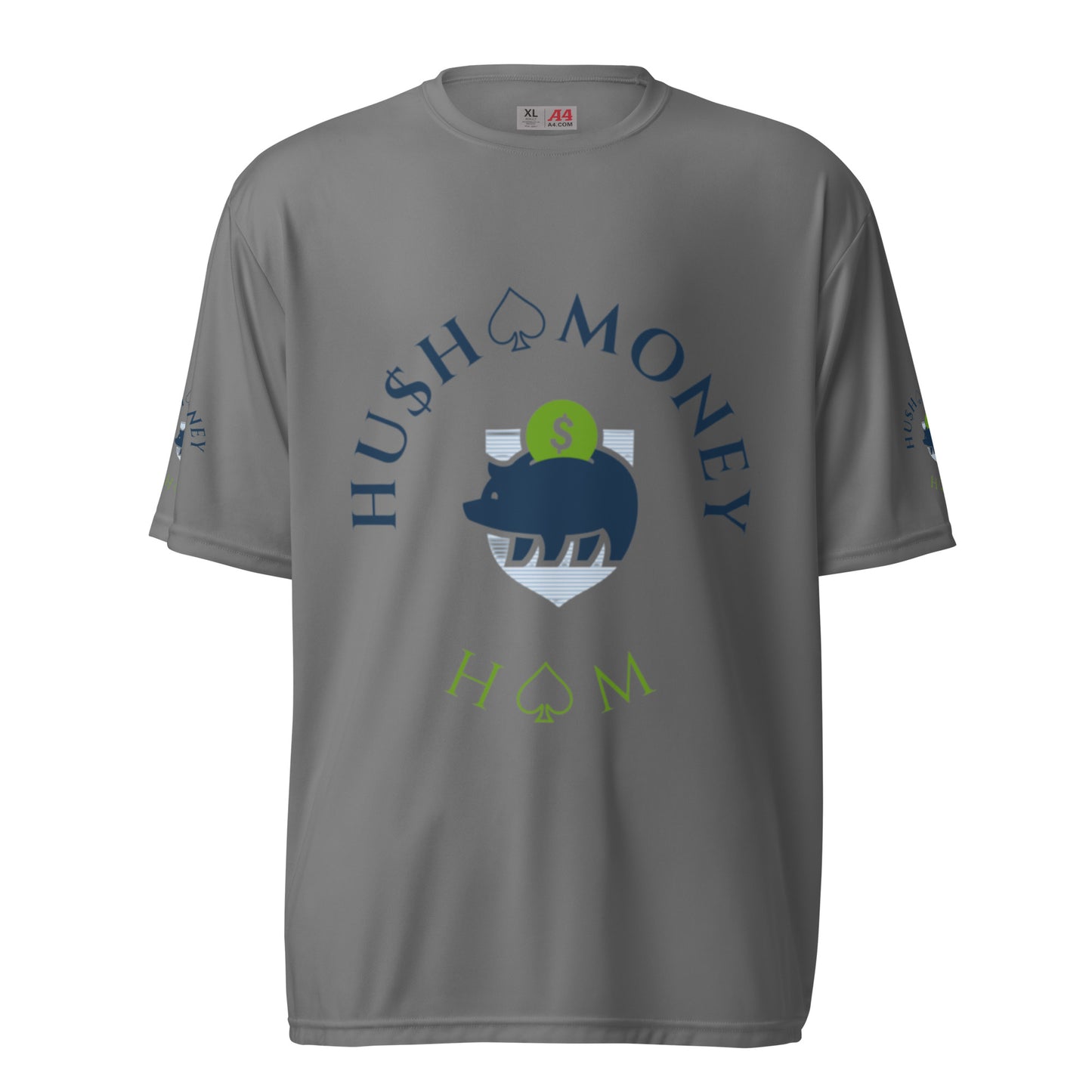 Hush Money Unisex performance crew neck t-shirt