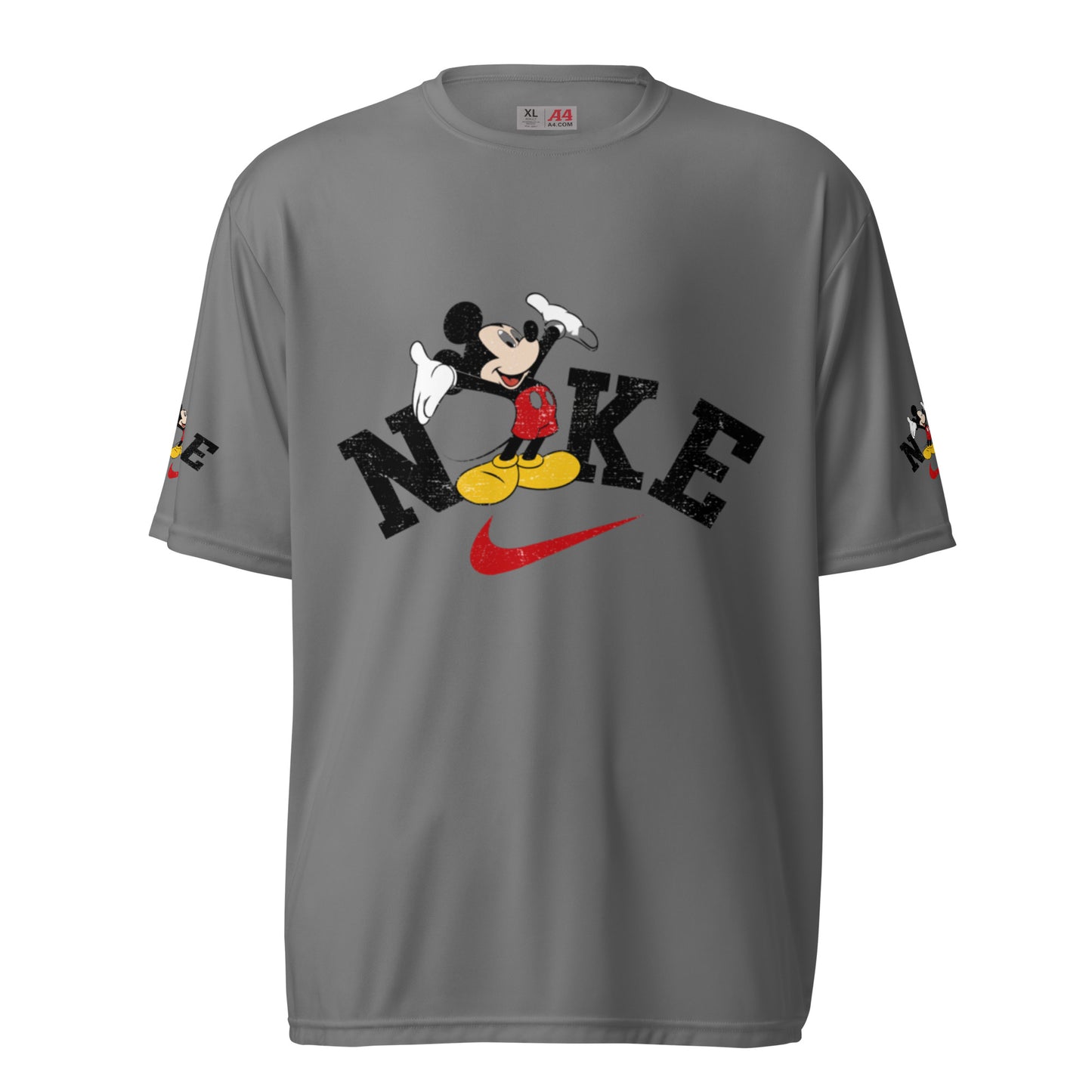 Nike logo men performance crew neck t-shirt