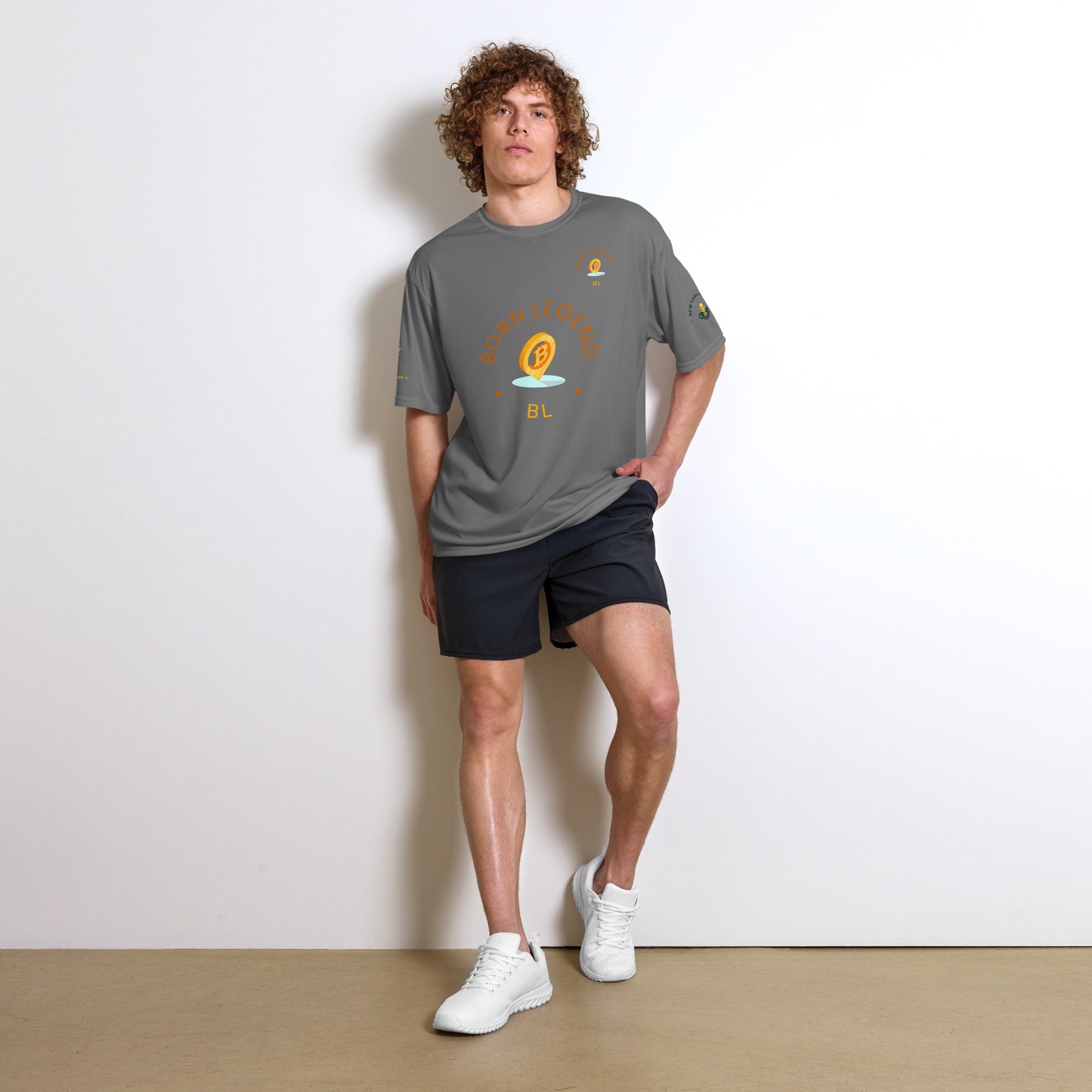Born Legend Men performance crew neck t-shirt