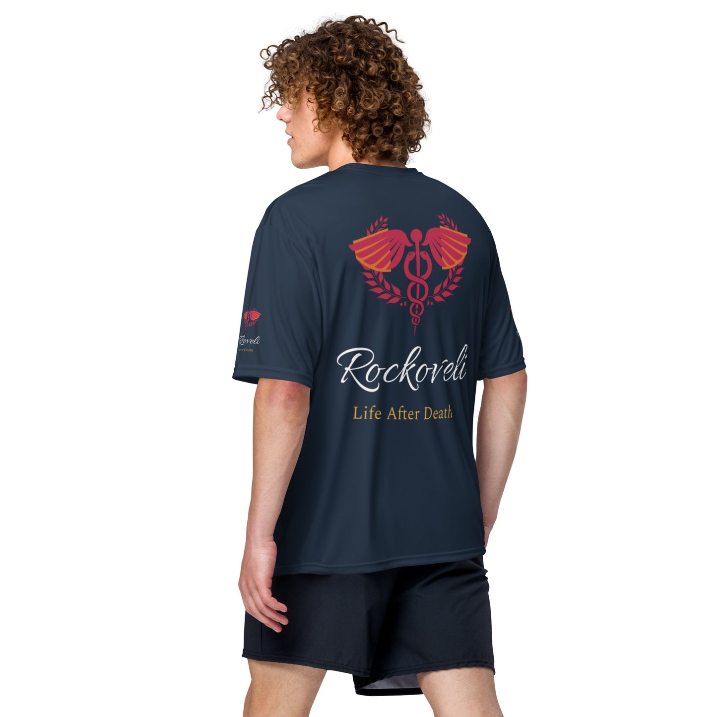 Rockoveli Unisex performance crew neck t-shirt