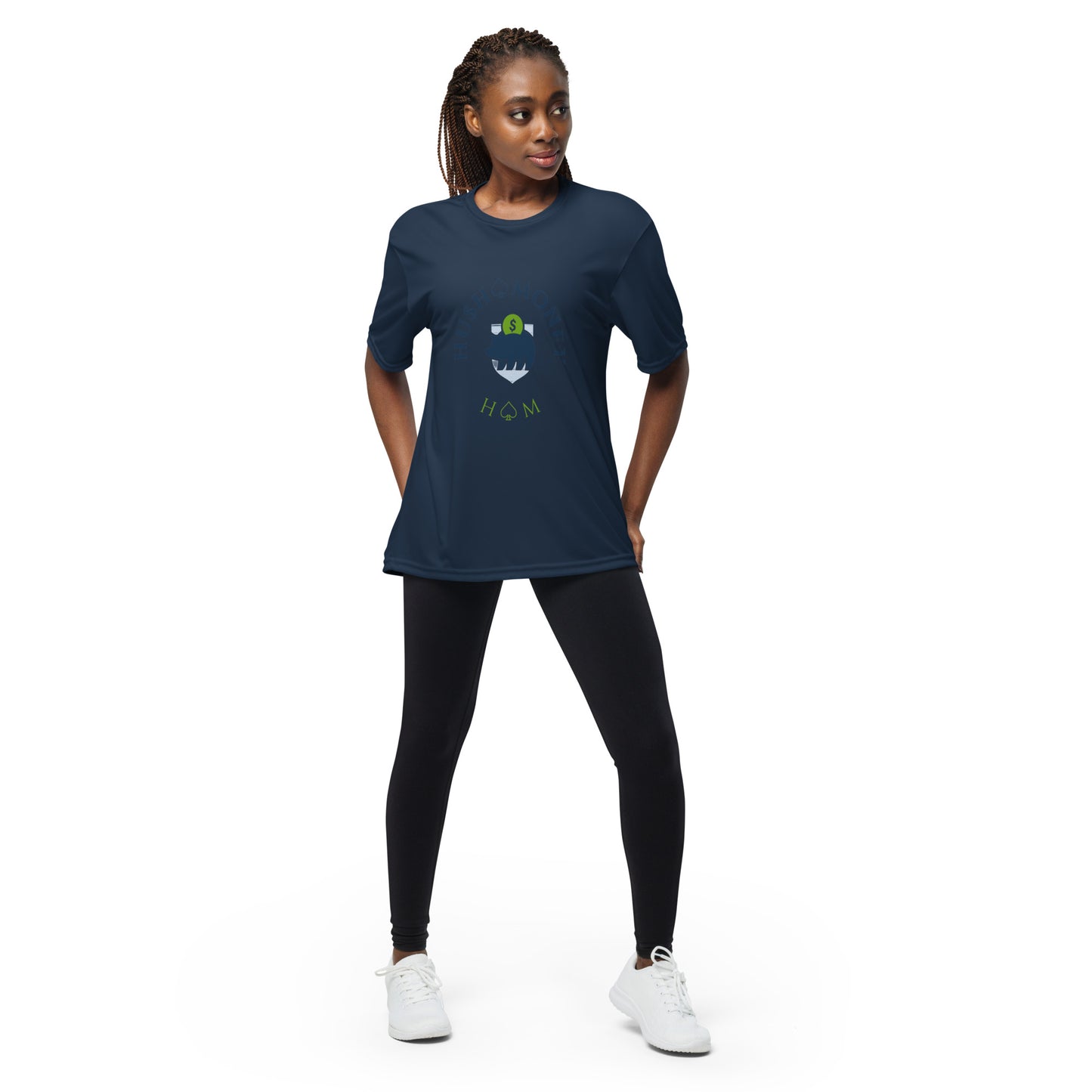 HU$H MONEY Unisex performance crew neck t-shirt