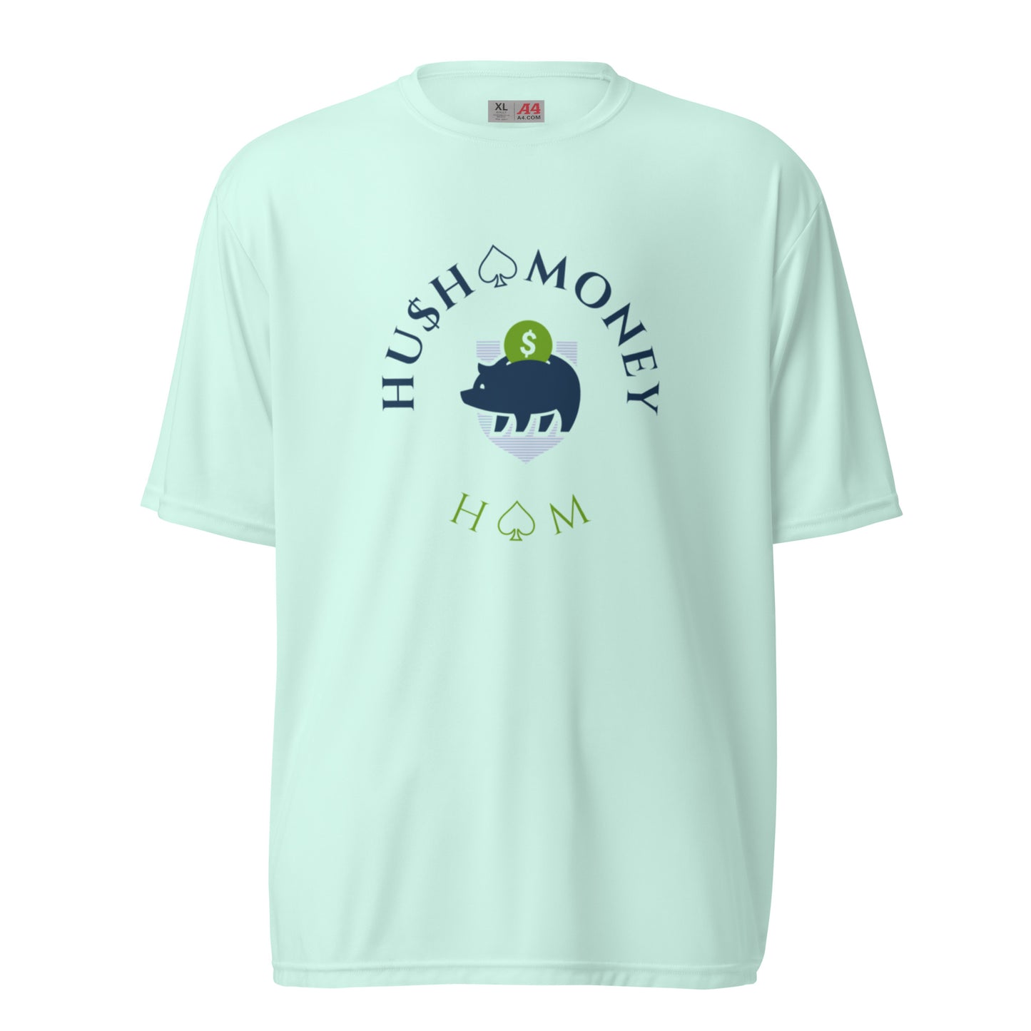 HU$H MONEY Unisex performance crew neck t-shirt