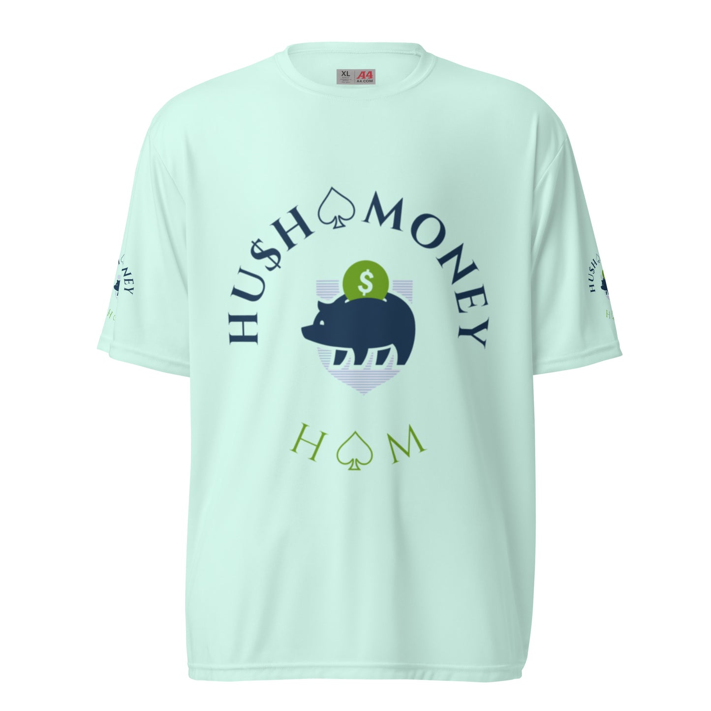 Hush Money Unisex performance crew neck t-shirt