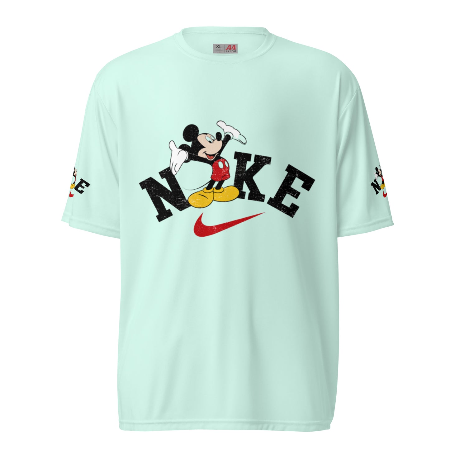 Nike logo men performance crew neck t-shirt