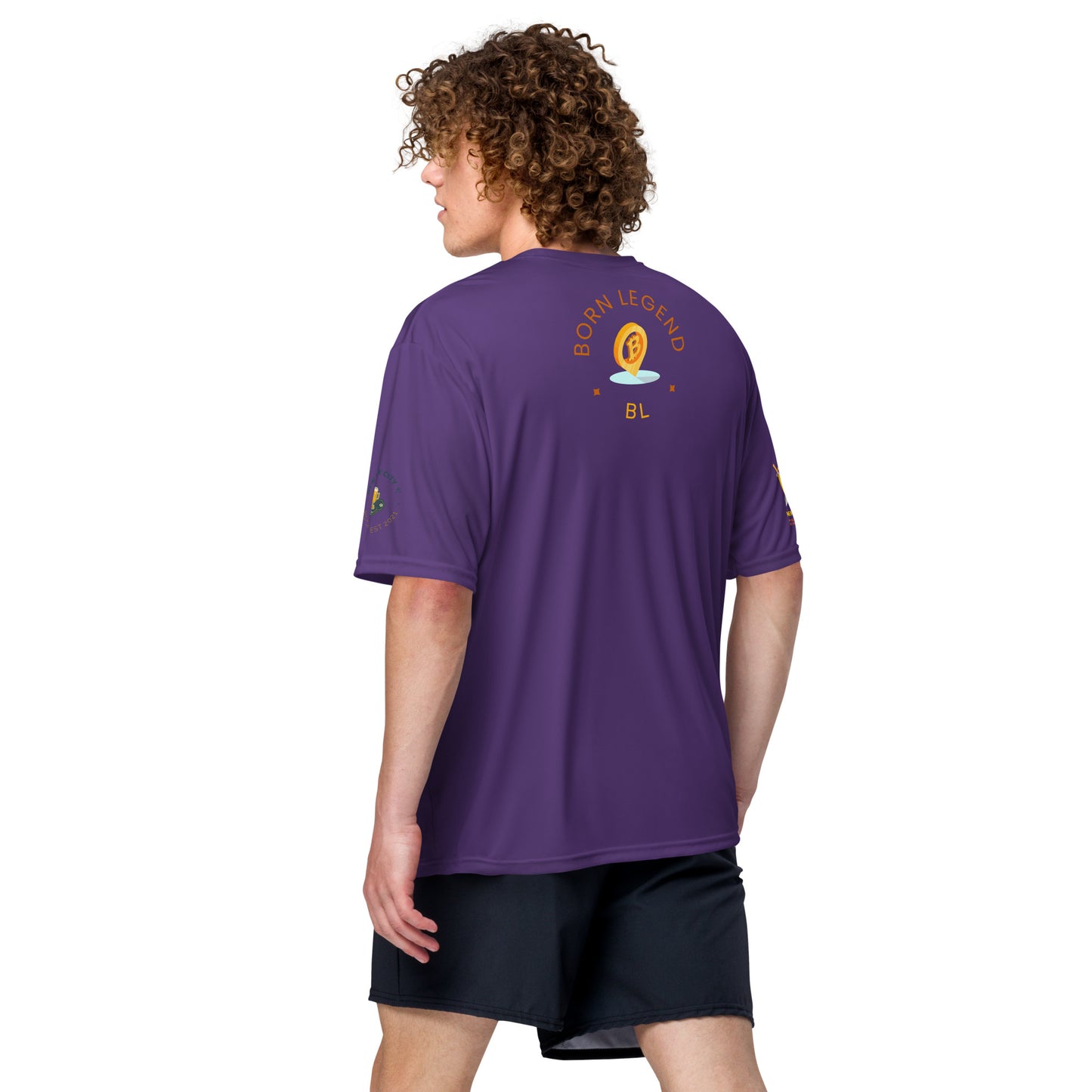Born Legend Men performance crew neck t-shirt