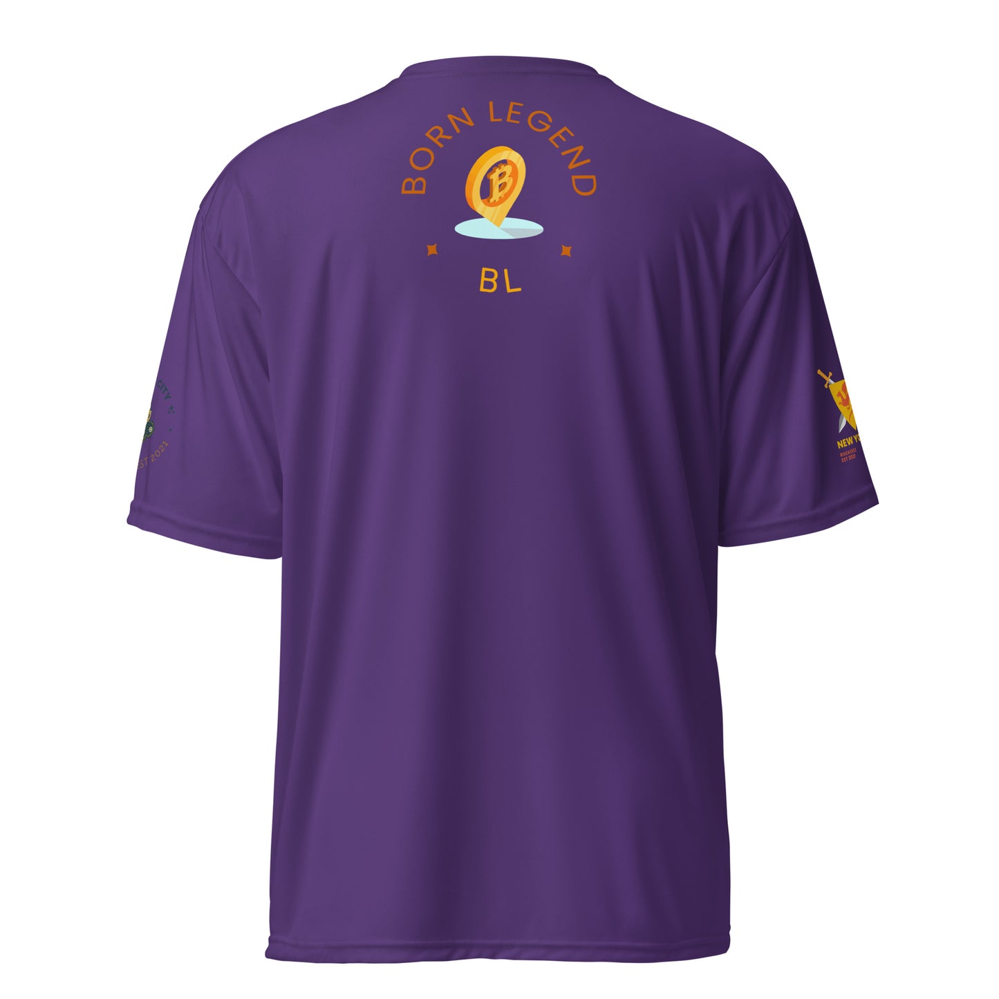 Born Legend Men performance crew neck t-shirt