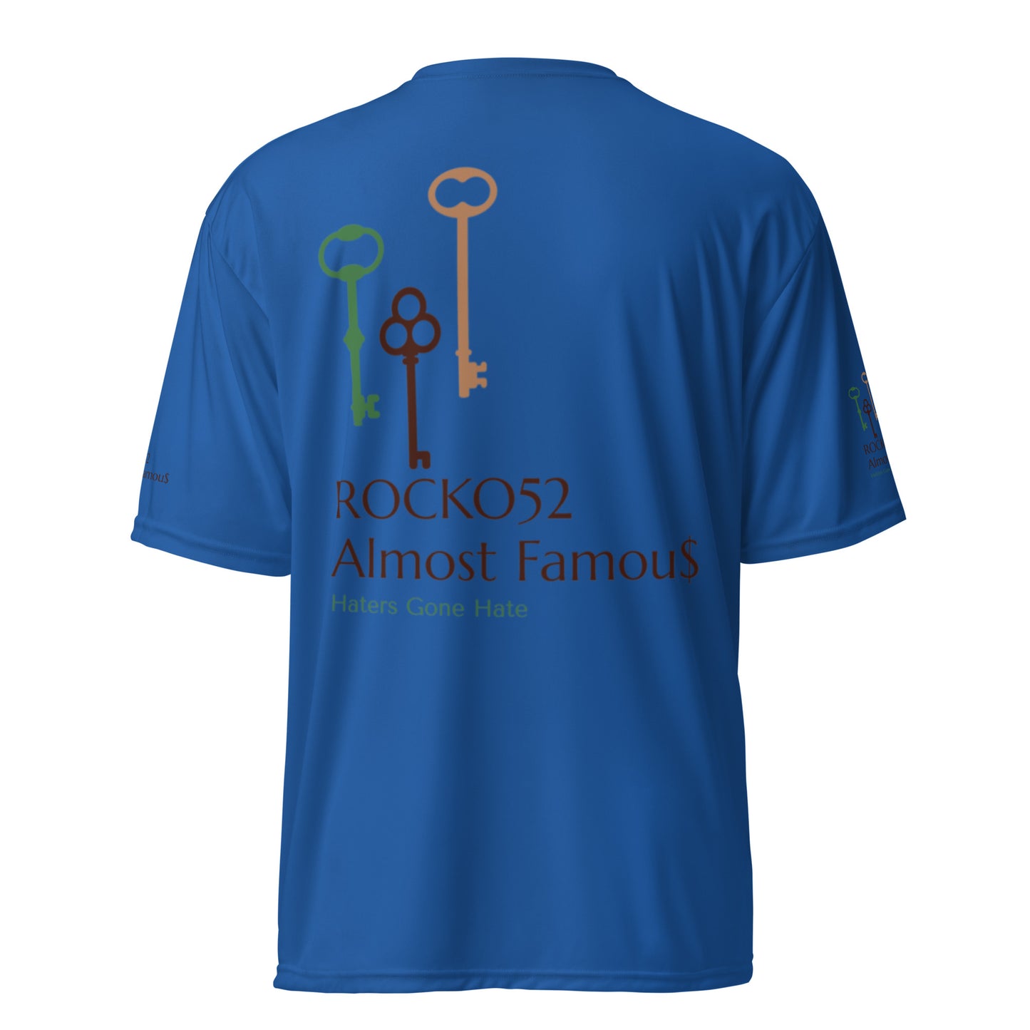 Rocko52 Unisex performance crew neck t-shirt