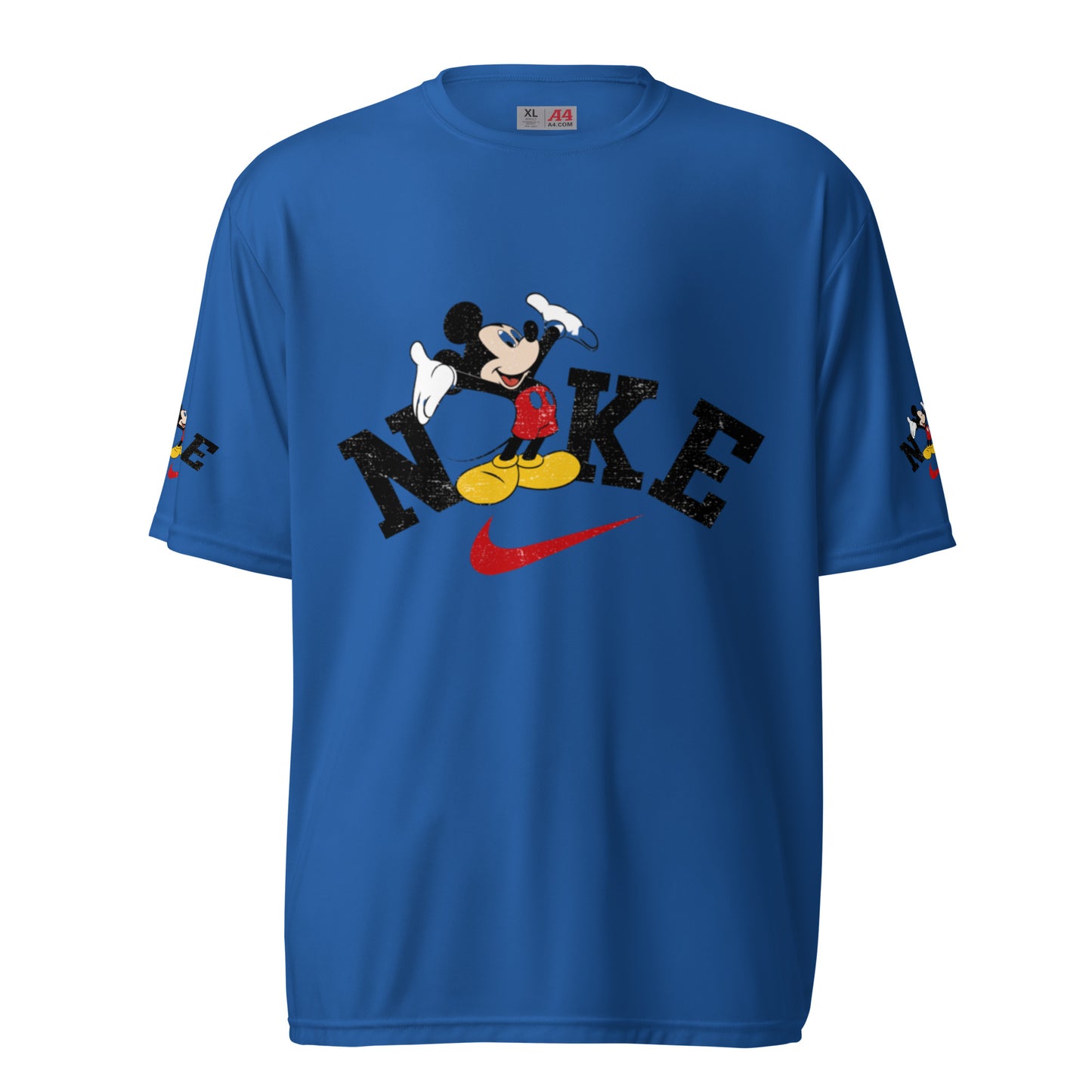 Nike logo men performance crew neck t-shirt