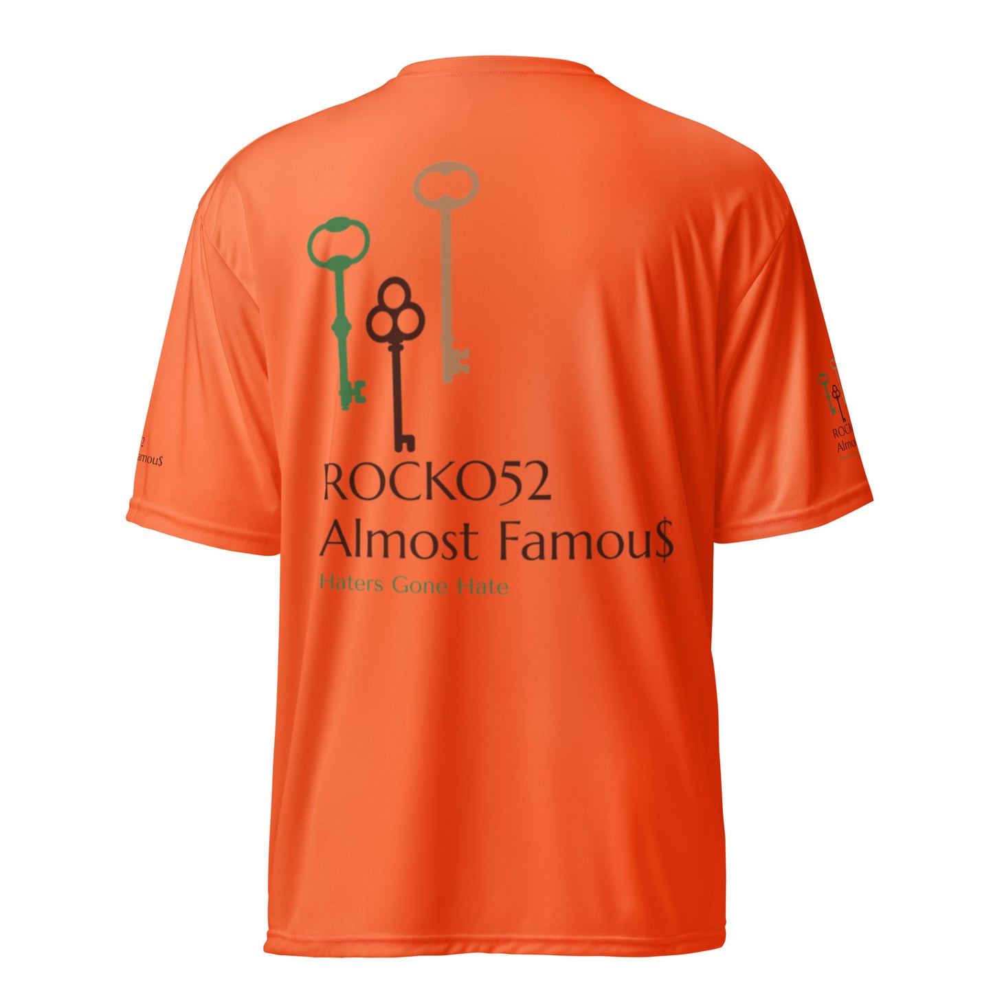 Rocko52 Unisex performance crew neck t-shirt