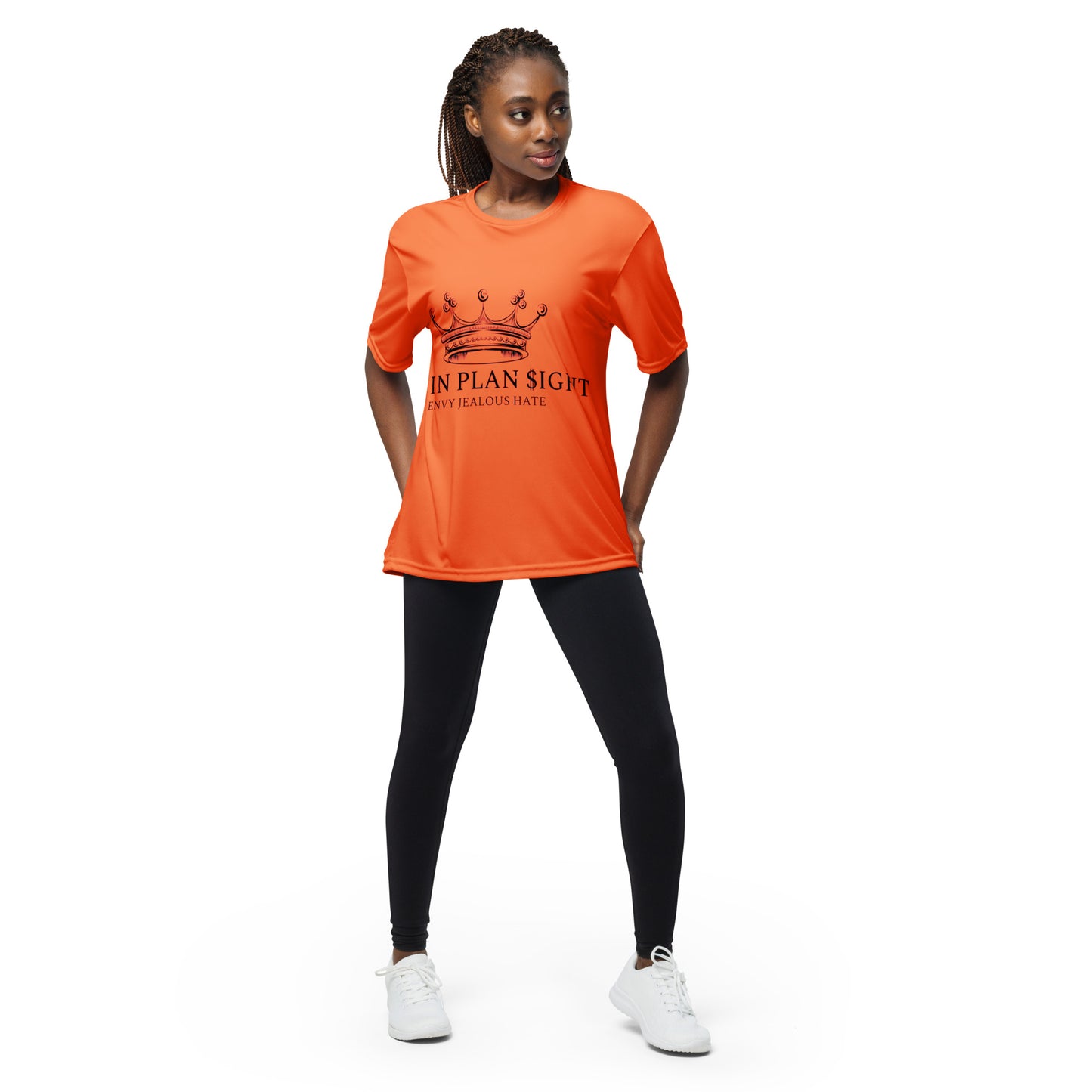 Unisex performance crew neck t-shirt