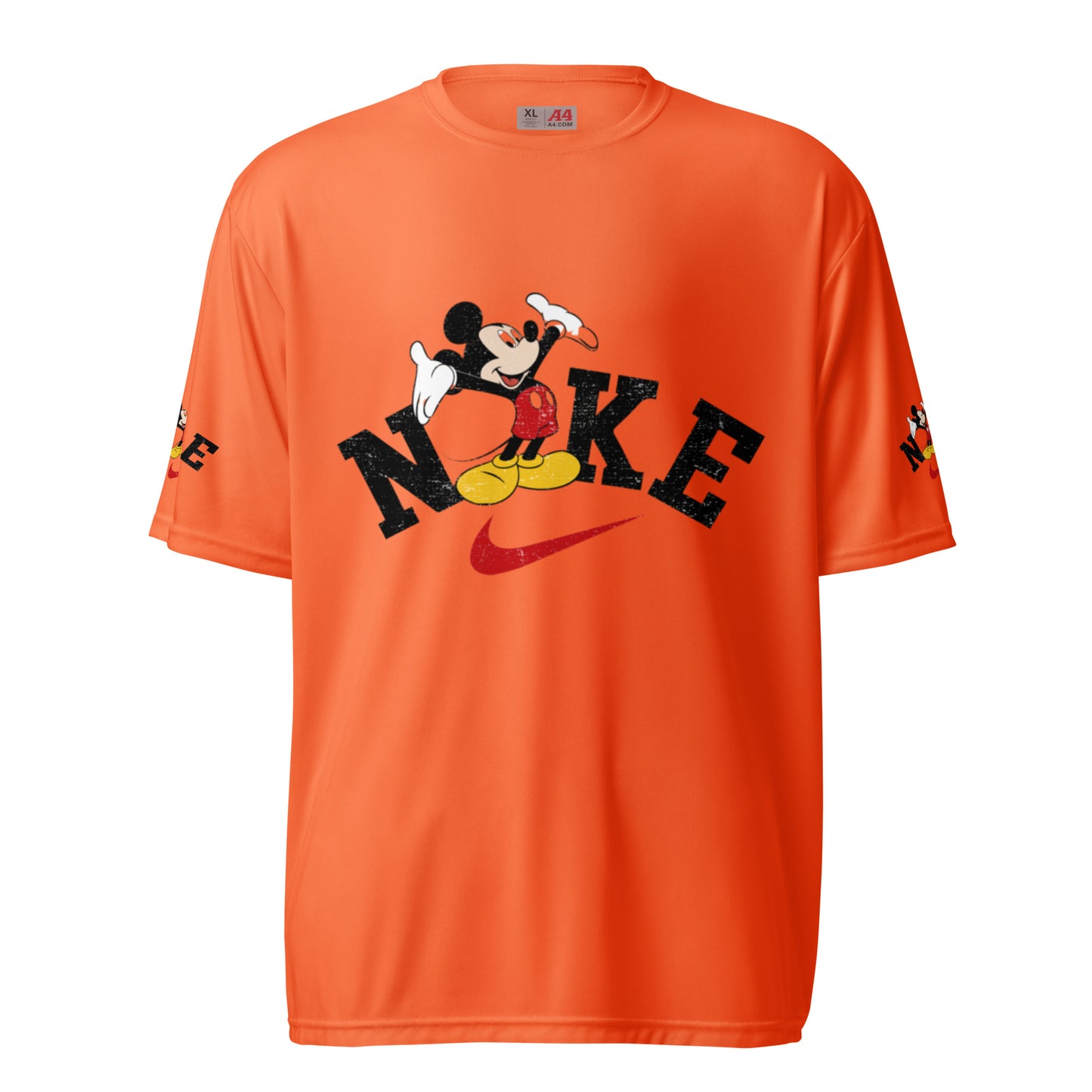 Nike logo men performance crew neck t-shirt