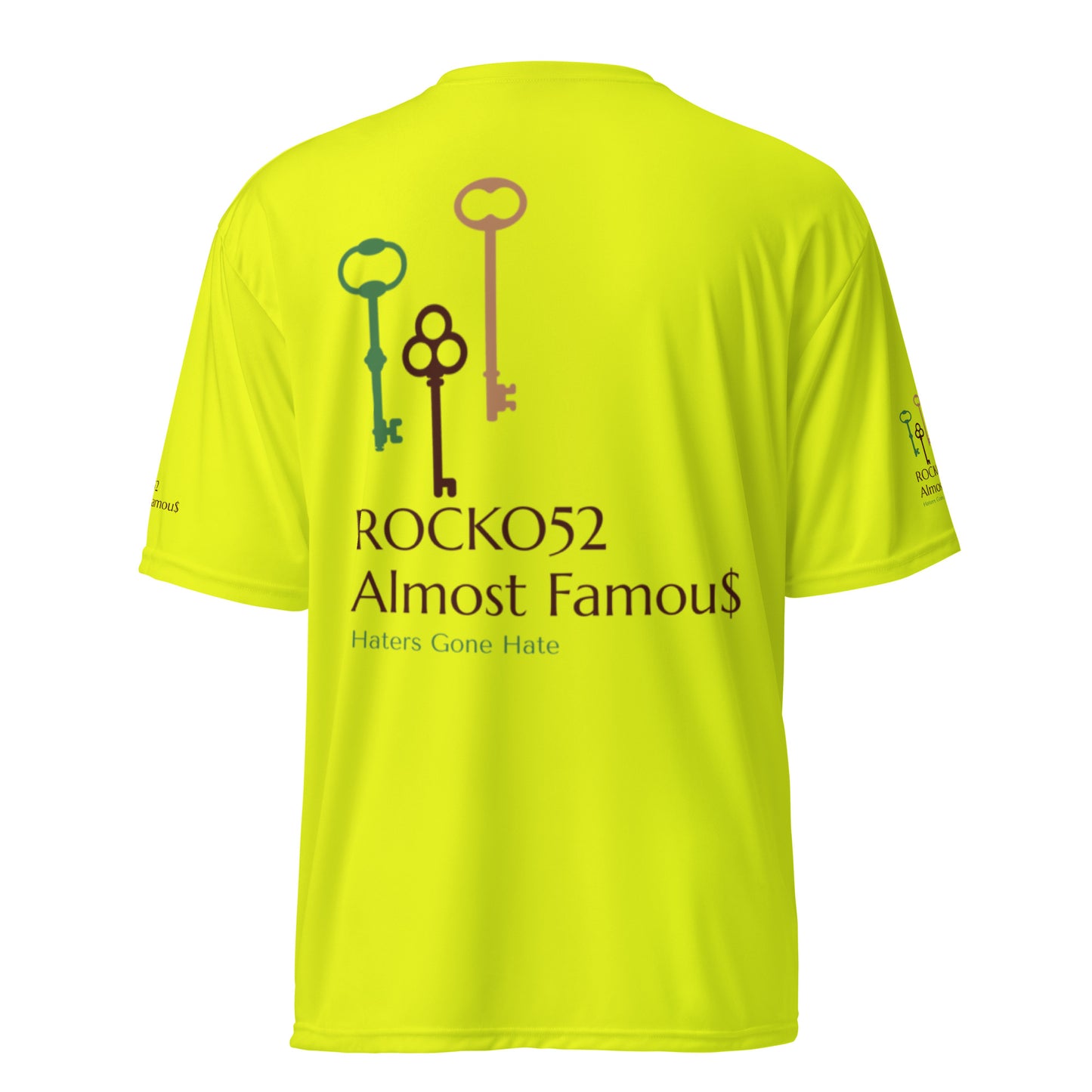 Rocko52 Unisex performance crew neck t-shirt