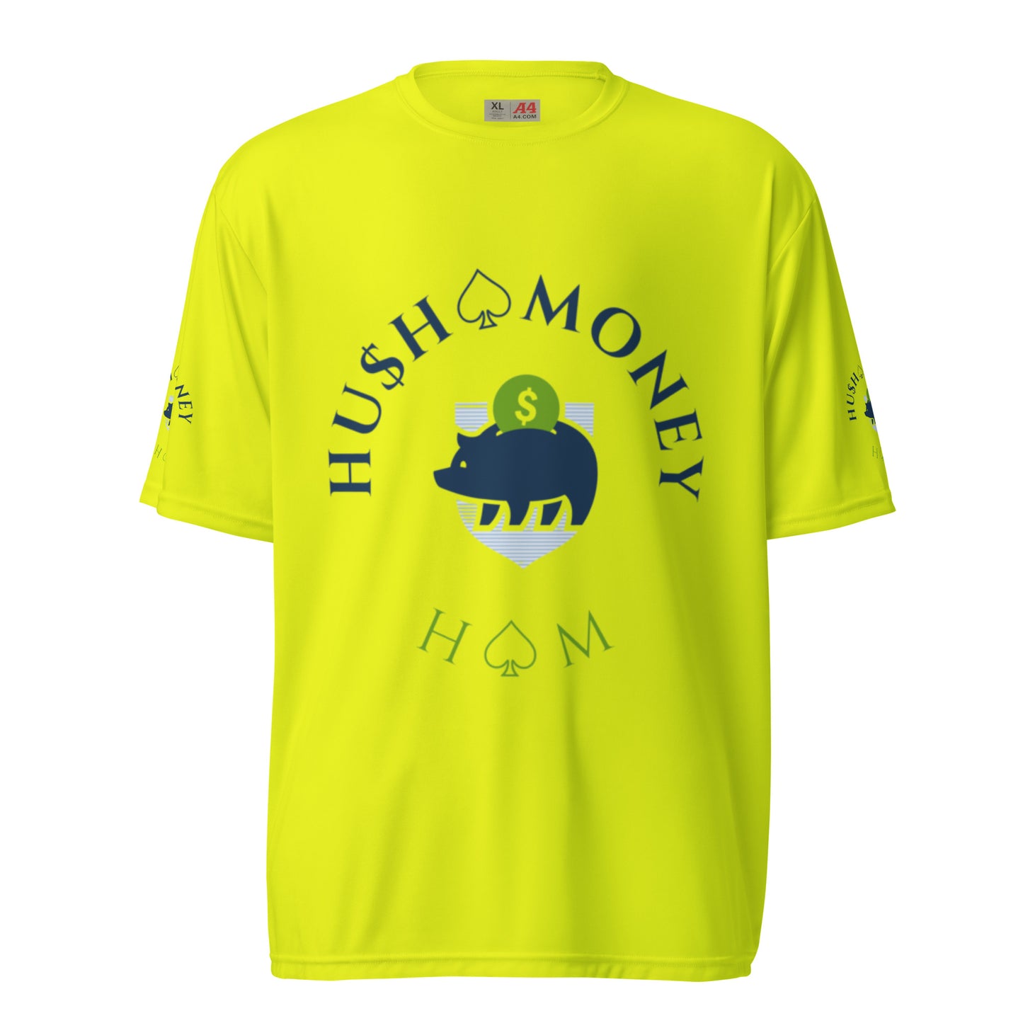 Hush Money Unisex performance crew neck t-shirt