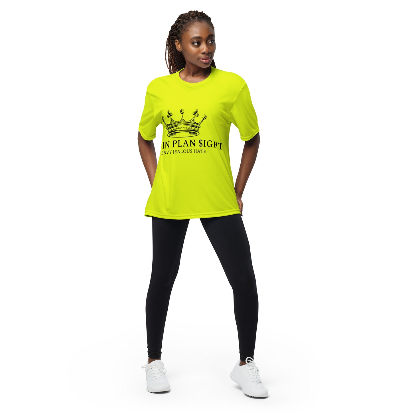 Unisex performance crew neck t-shirt