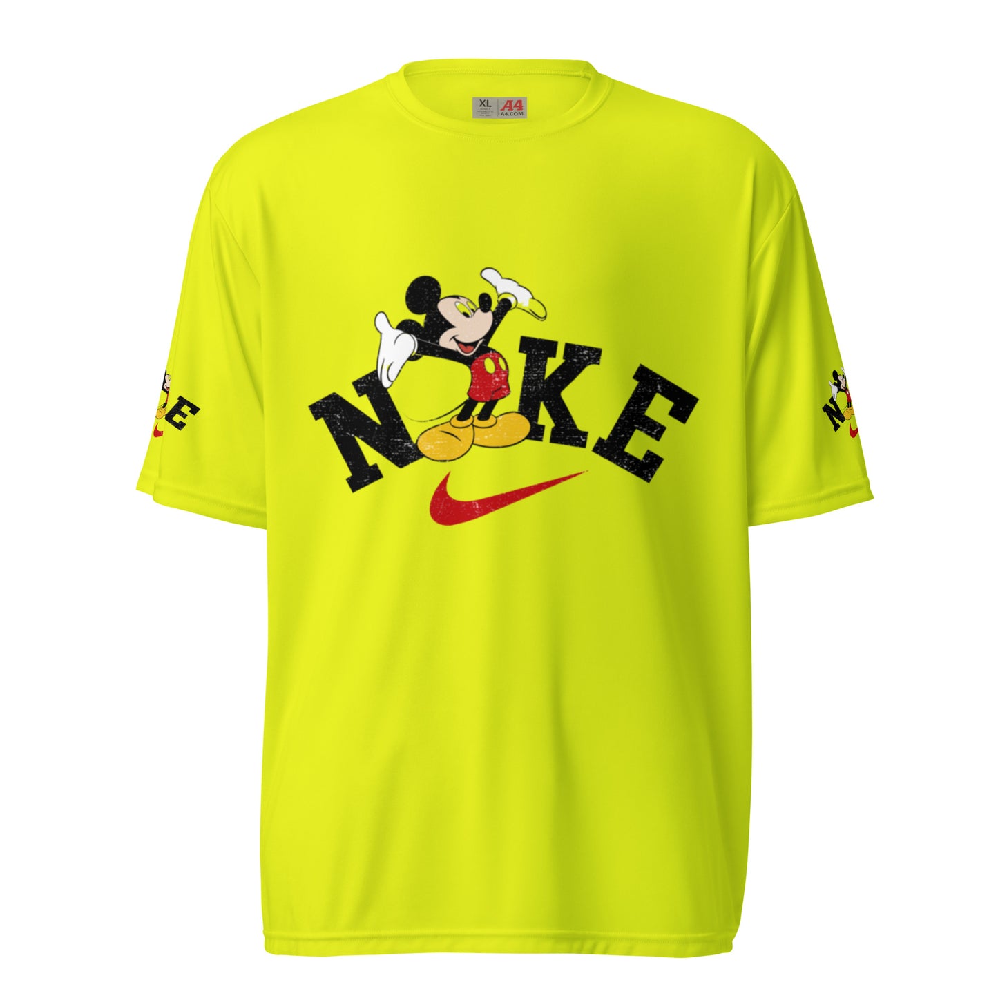 Nike logo men performance crew neck t-shirt