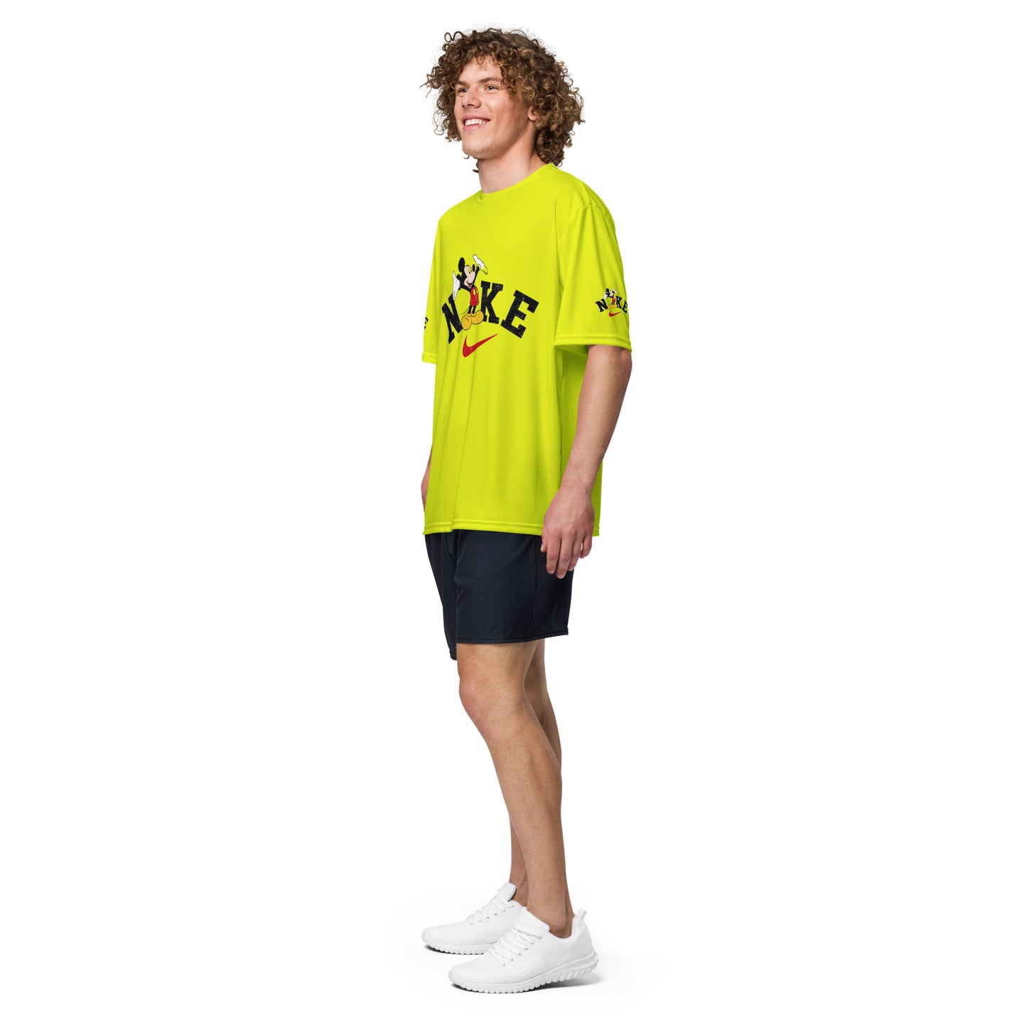 Nike logo men performance crew neck t-shirt