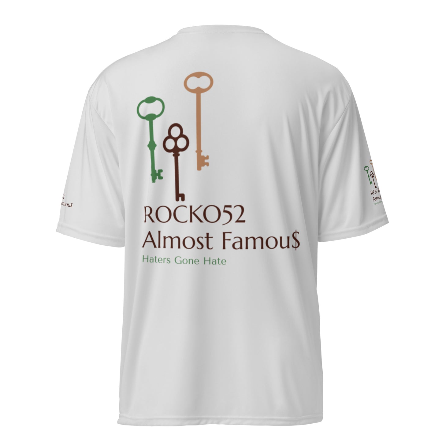 Rocko52 Unisex performance crew neck t-shirt