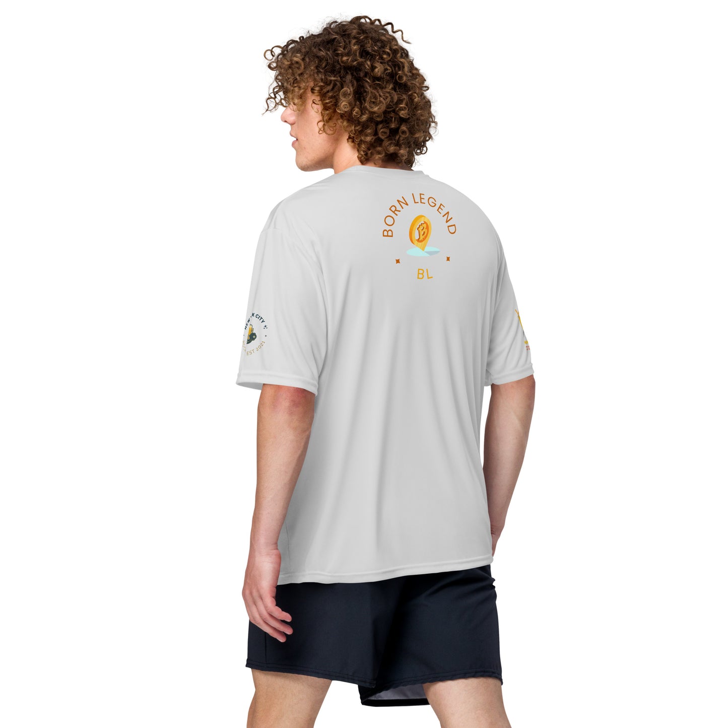 Born Legend Men performance crew neck t-shirt