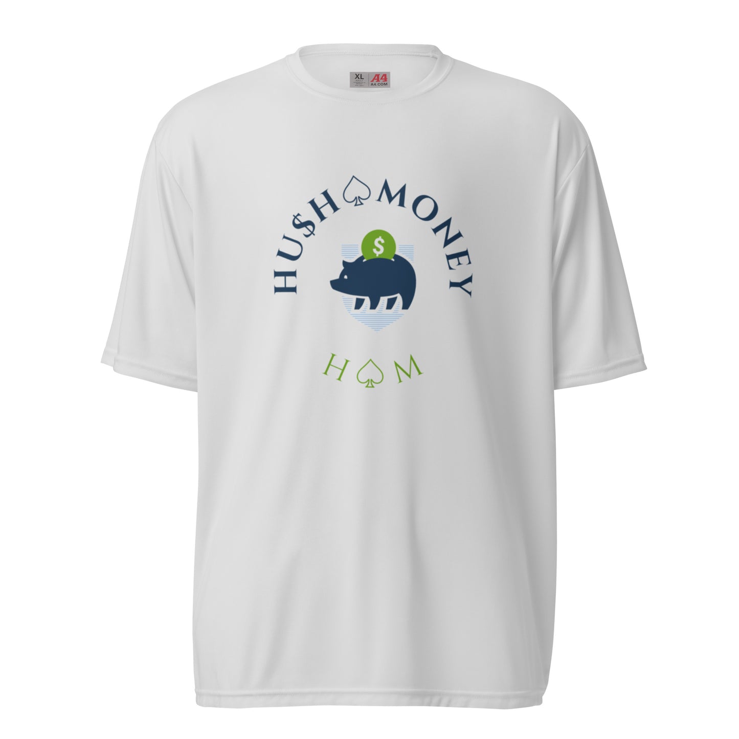 HU$H MONEY Unisex performance crew neck t-shirt