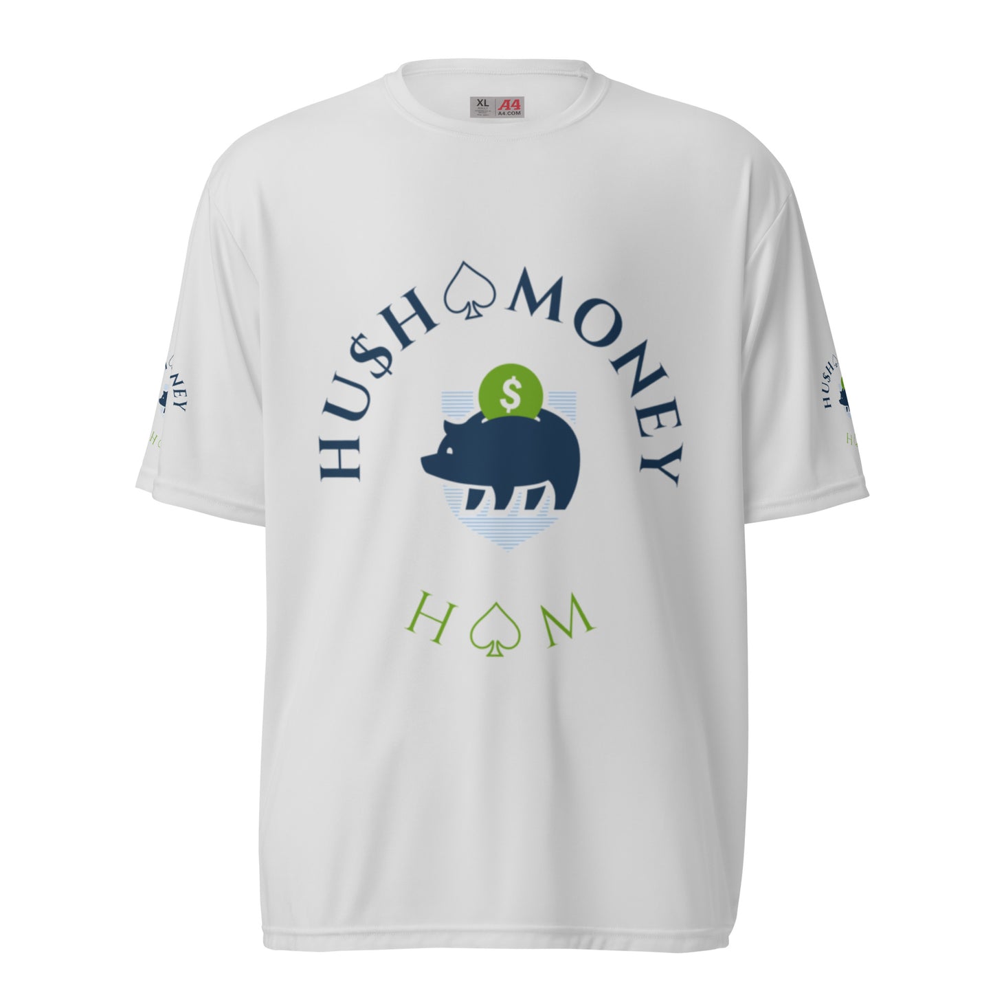 Hush Money Unisex performance crew neck t-shirt