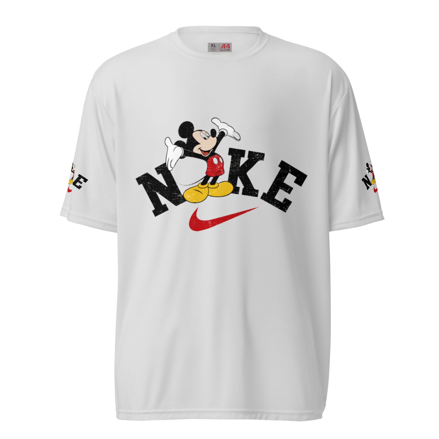 Nike logo men performance crew neck t-shirt