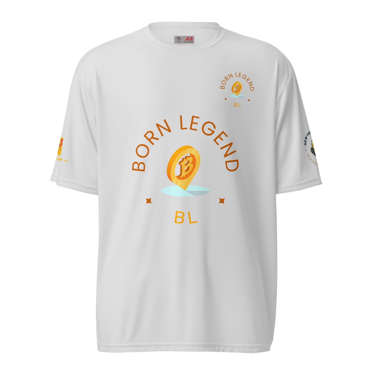 Born Legend Men performance crew neck t-shirt