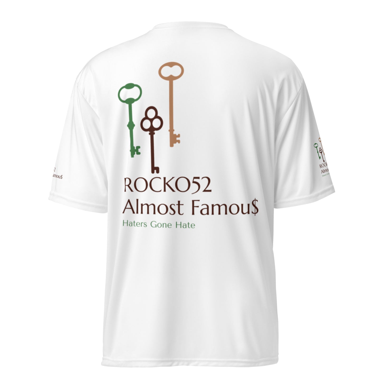 Rocko52 Unisex performance crew neck t-shirt