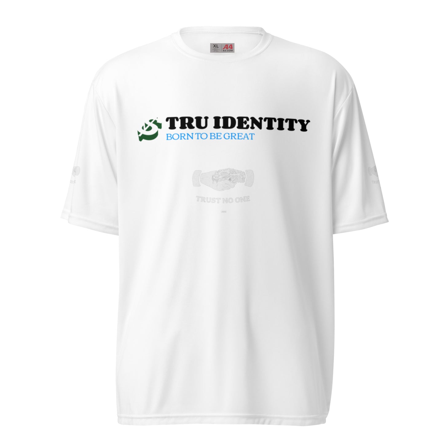 Trust No One Unisex performance crew neck t-shirt